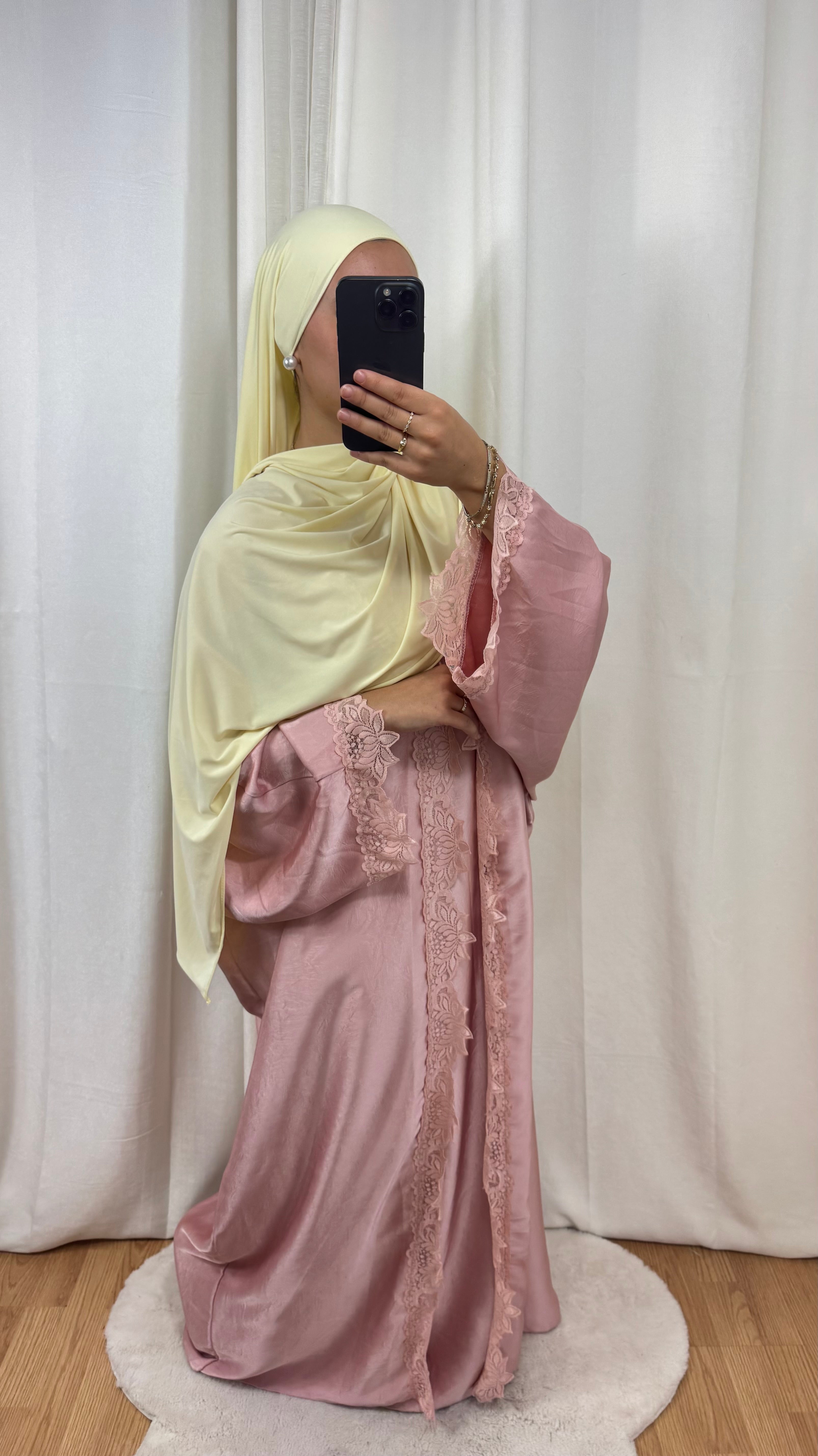 SET DENTELLE LYA - ROSE