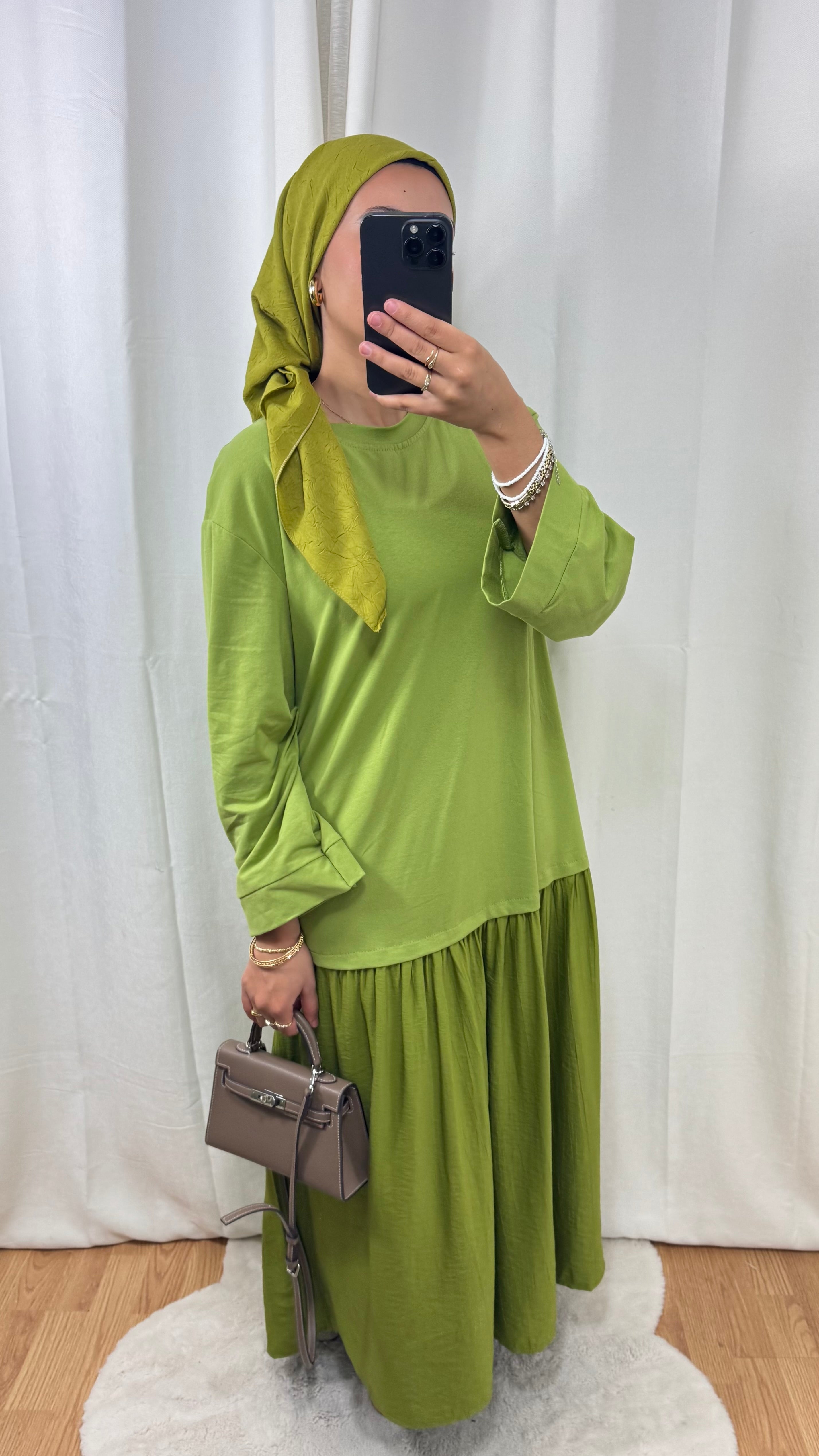 ROBE ARIA - OLIVE