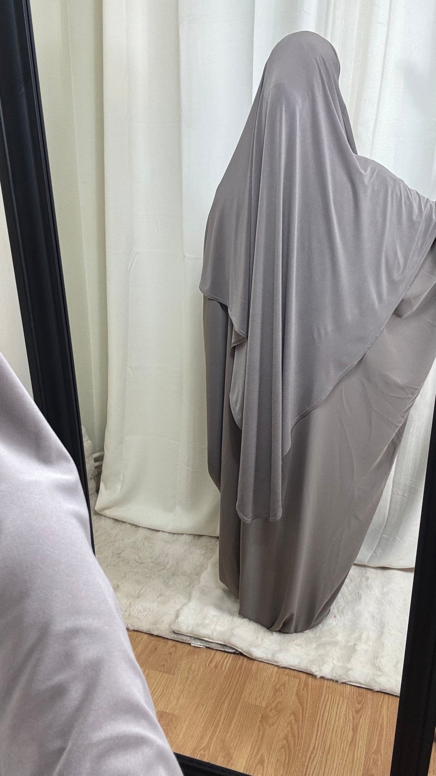 KHIMAR JERSEY LONG - TAUPE CLAIR