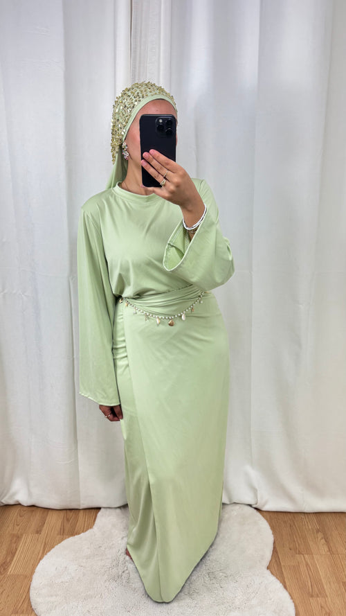 BURKINI 4 PIÈCES JUPE À NOUER