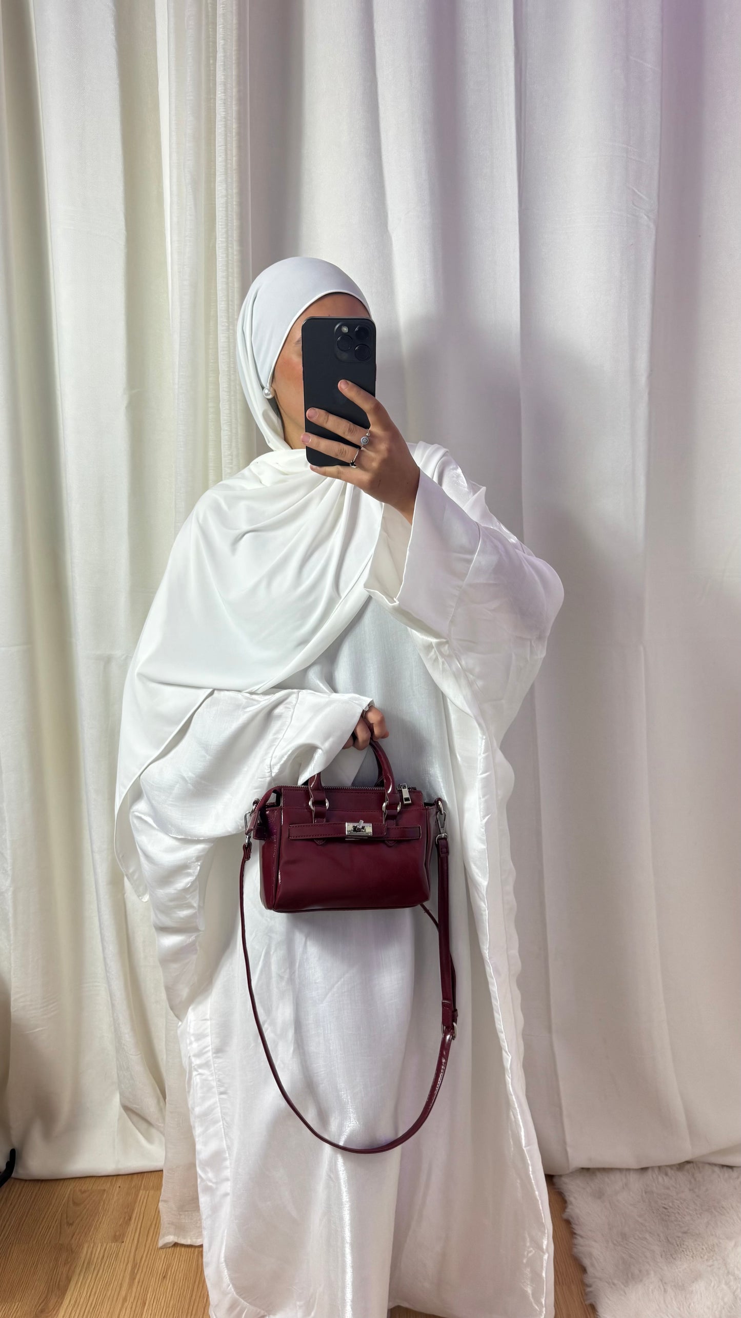 ABAYA KHALEEDJI - BLANC