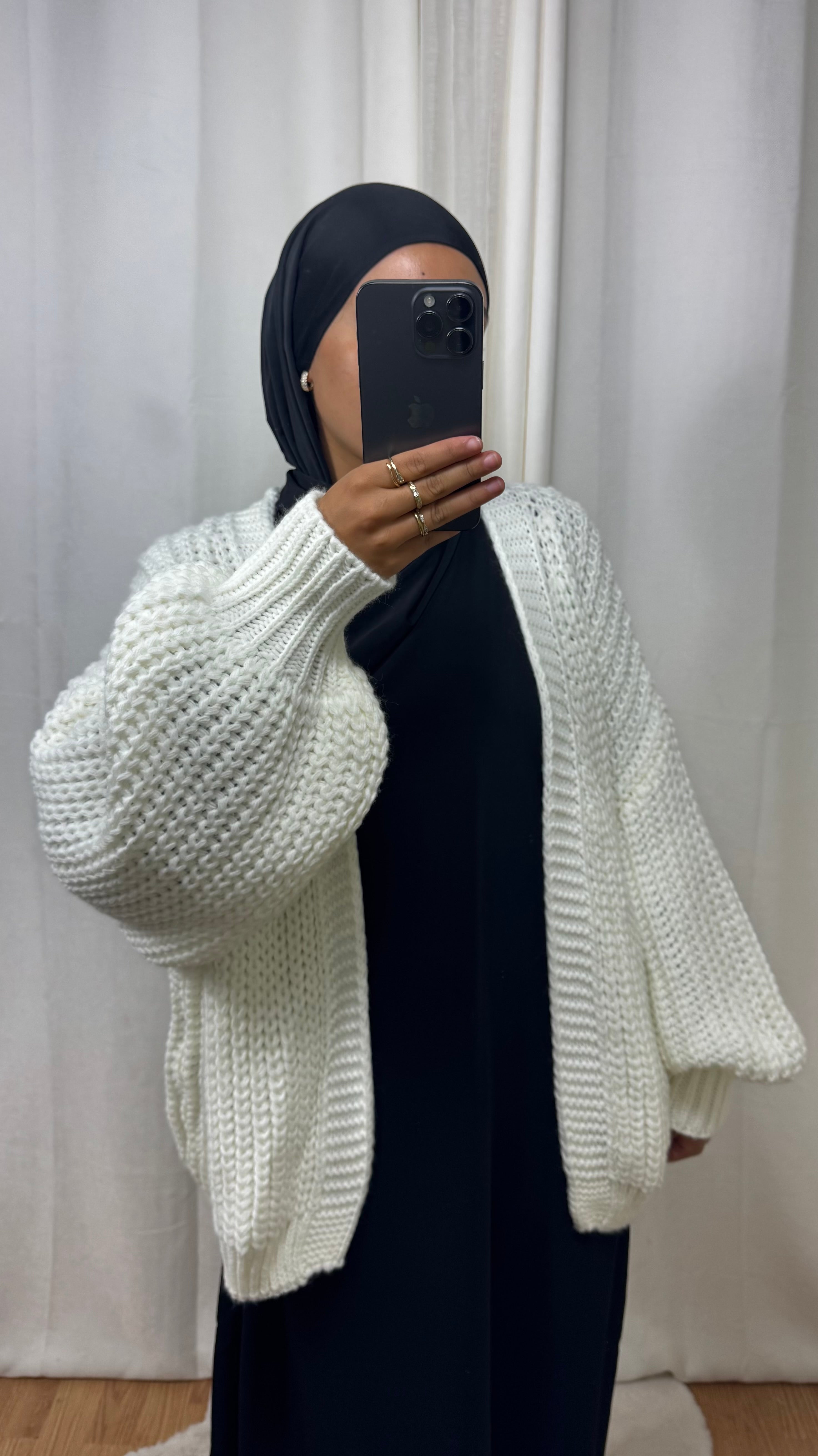 GILET MAILLE - CRÈME