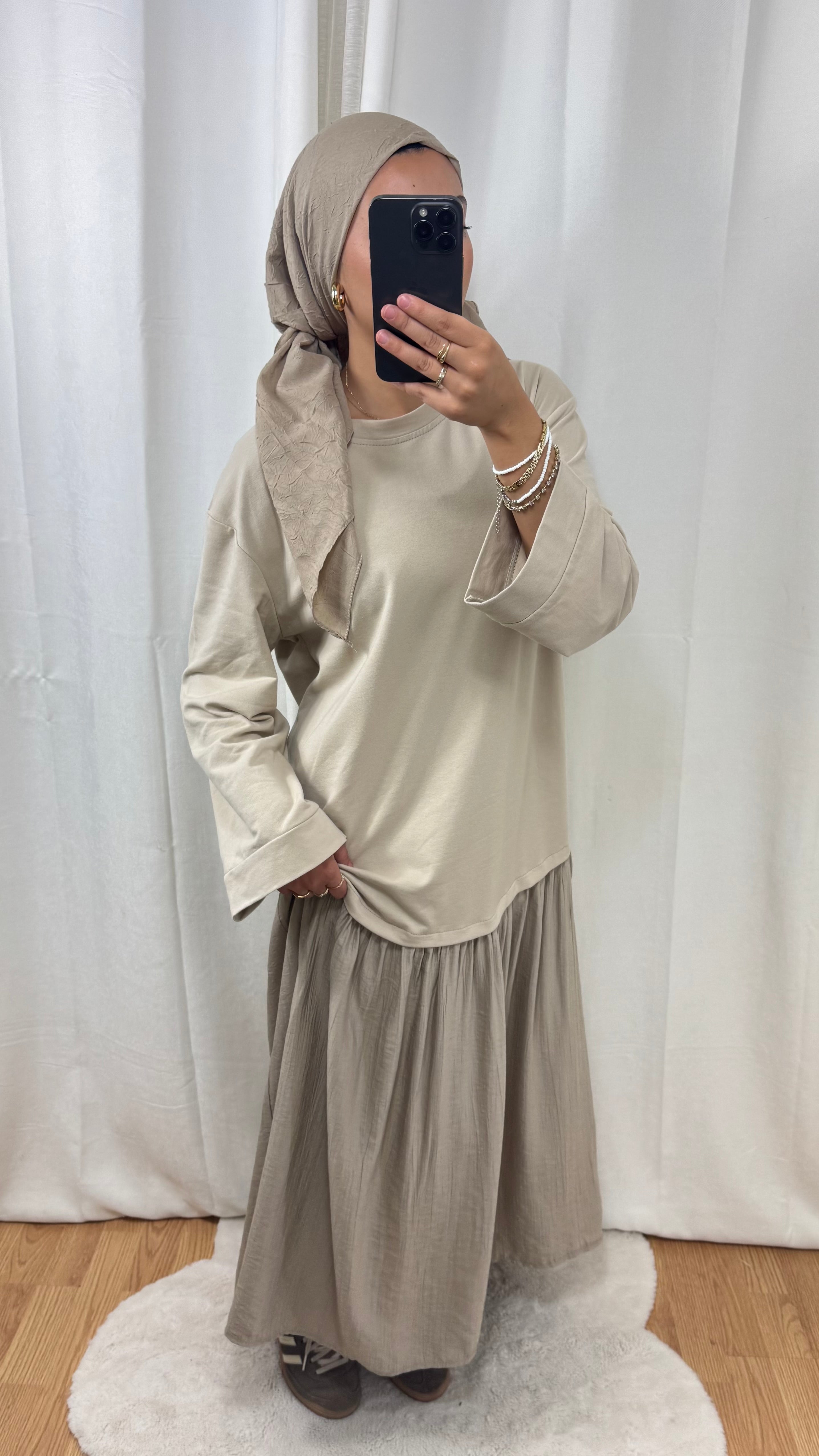 ROBE ARIA - BEIGE