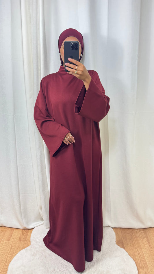 ABAYA HIVER - BORDEAUX