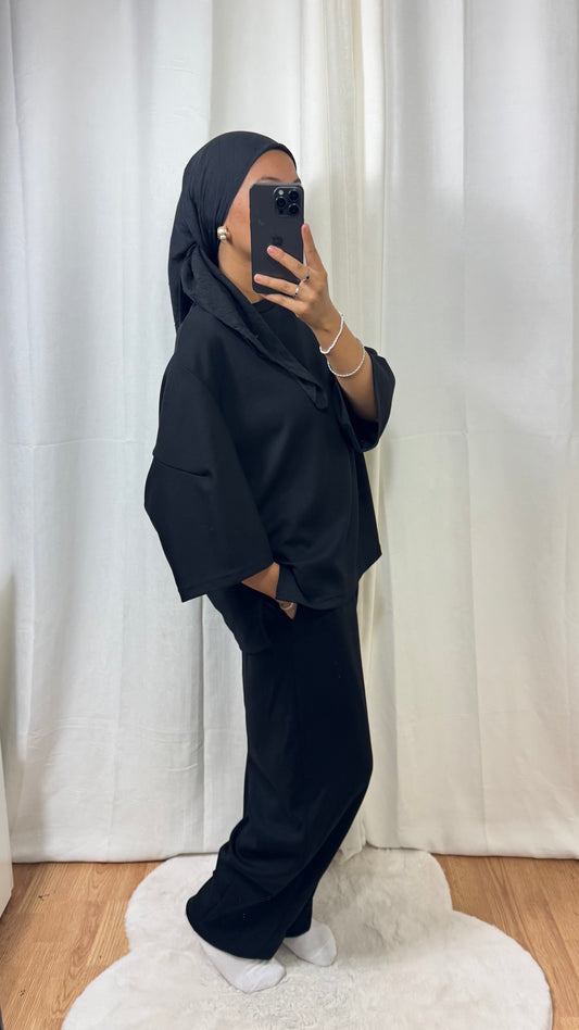 ENSEMBLE JOGGING OVERSIZE - NOIR