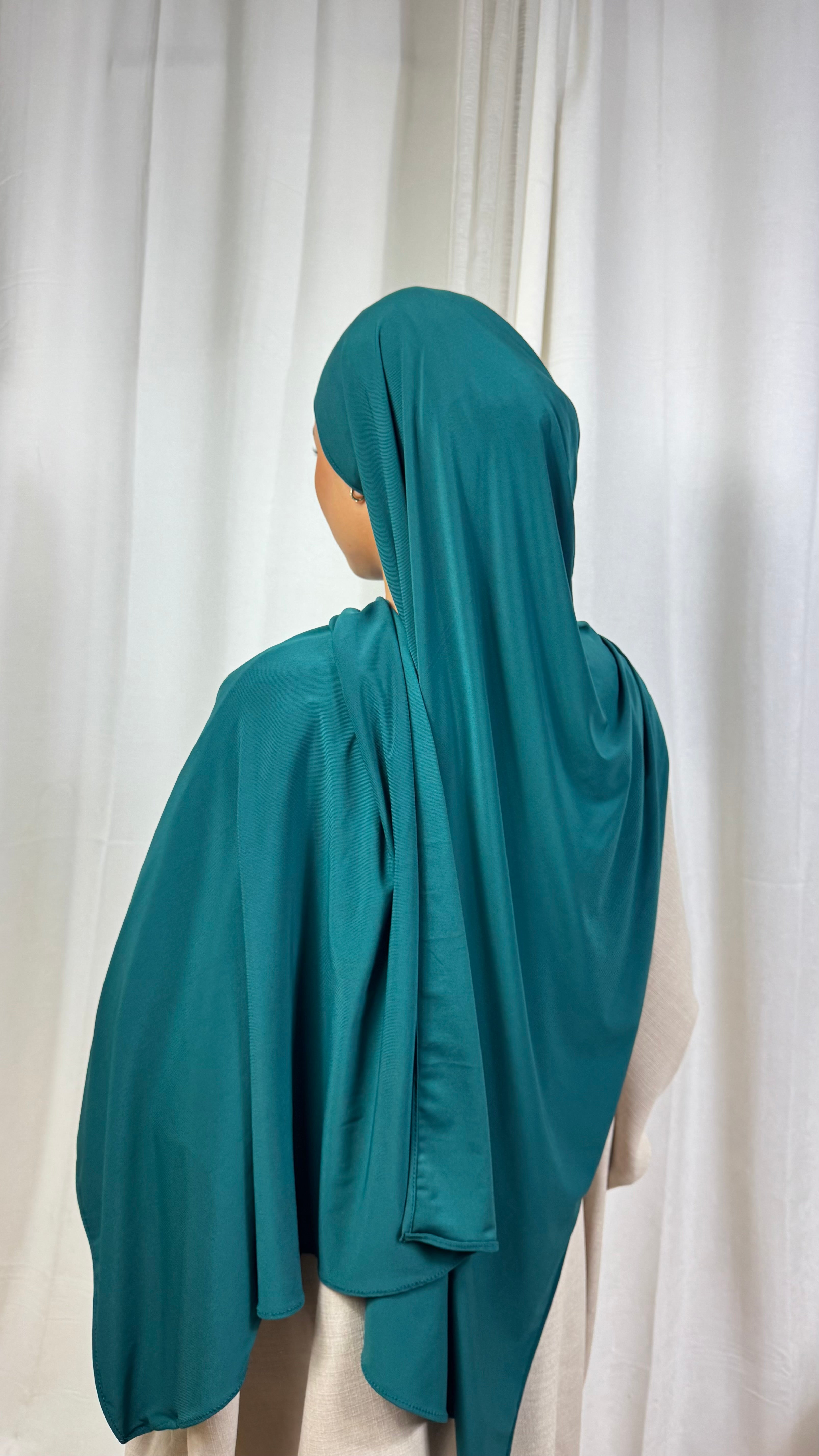 HIJAB JERSEY PREMIUM - VERT ÉMEURAUDE