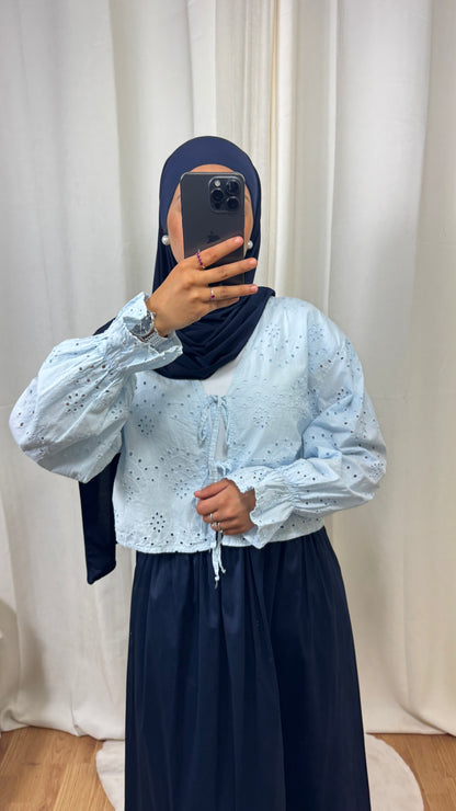HAUT ÉLINE - BLEU CLAIR