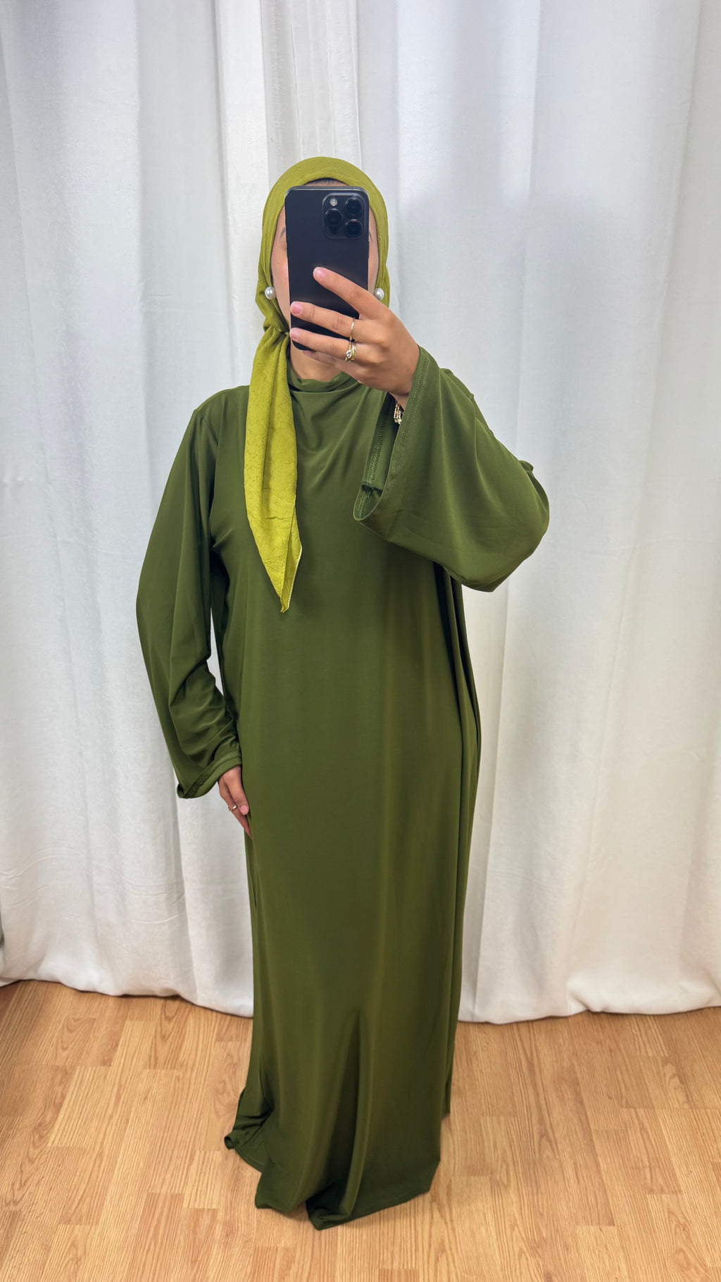 ABAYA JERSEY PREMIUM DE LUXE - OLIVE