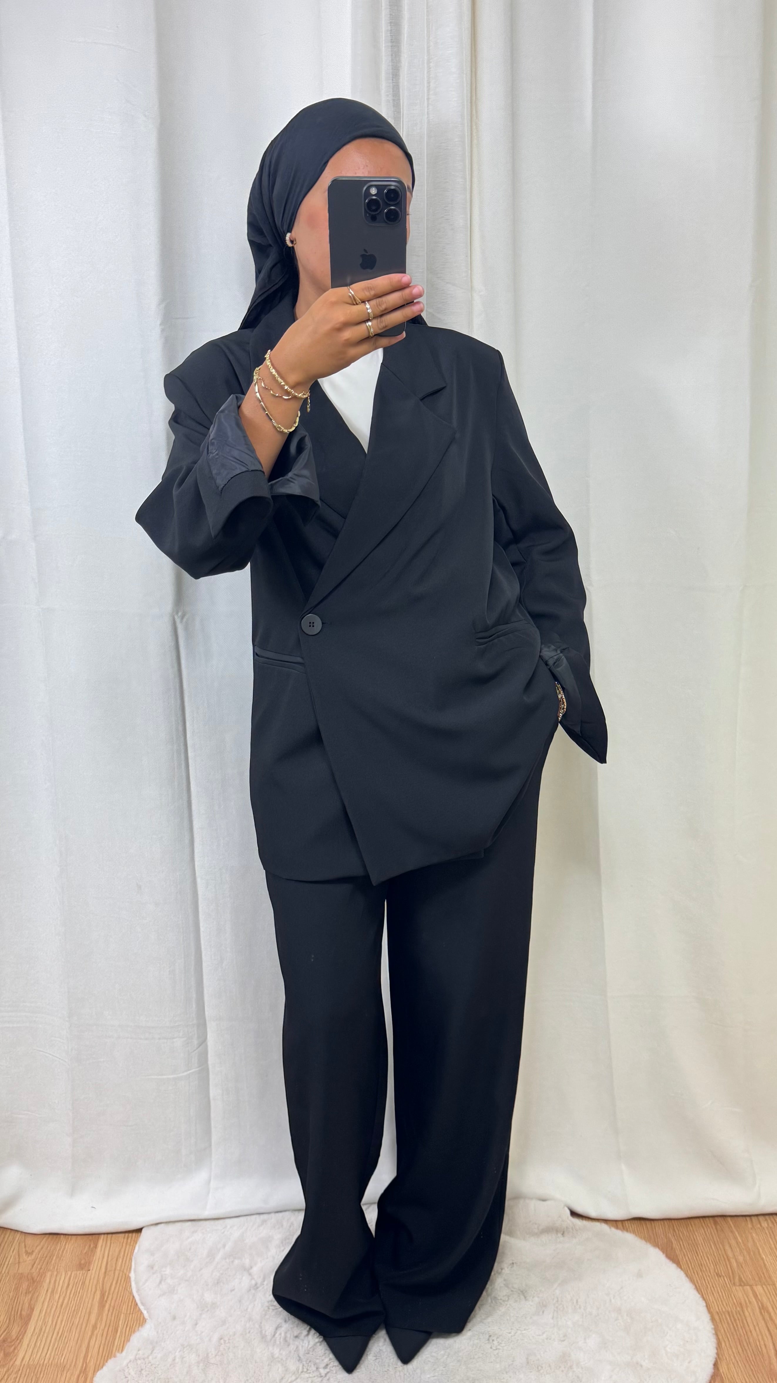 ENSEMBLE BLAZER - NOIR