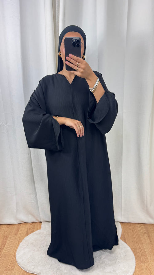 ABAYA DISTINGUÉE - NOIR