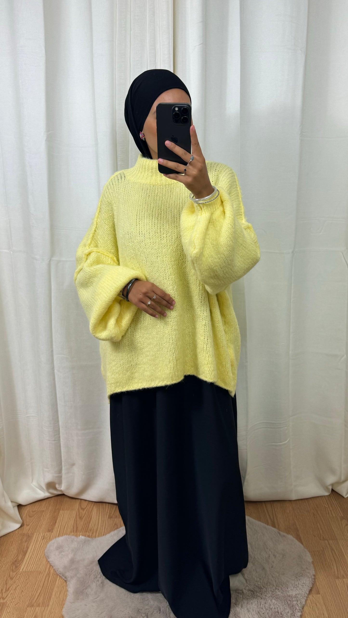 PULL LOLA - JAUNE CITRON