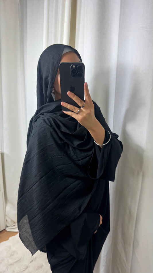 HIJAB COTON BAMBOO - NOIR