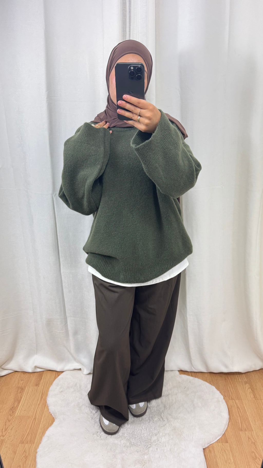 PULL CACHEMIRE - KAKI