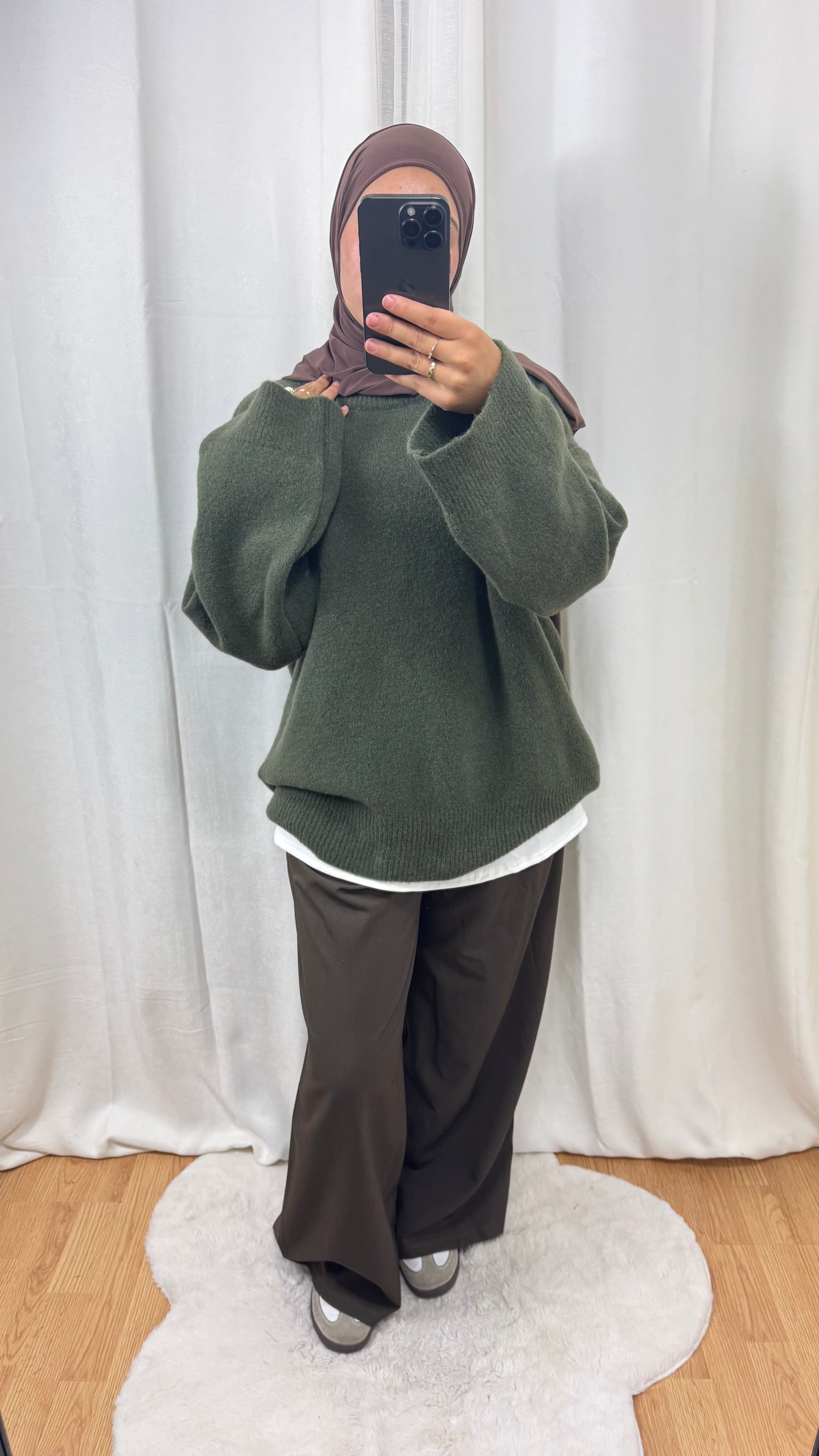 PULL CACHEMIRE - KAKI