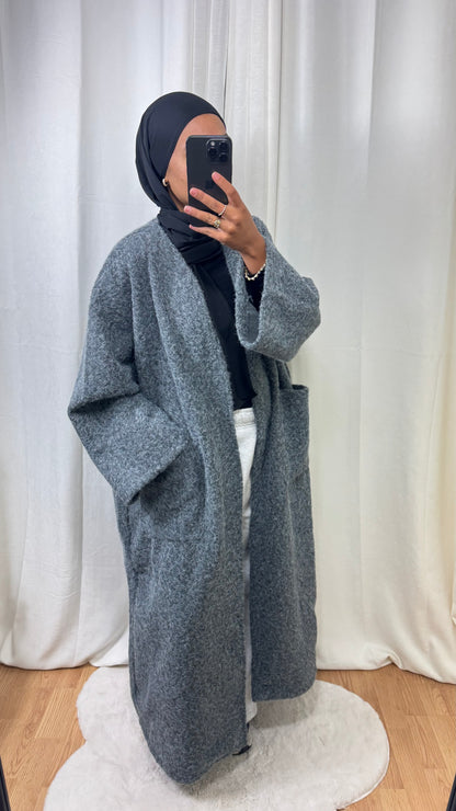 MANTEAU ANNAËL - GRIS