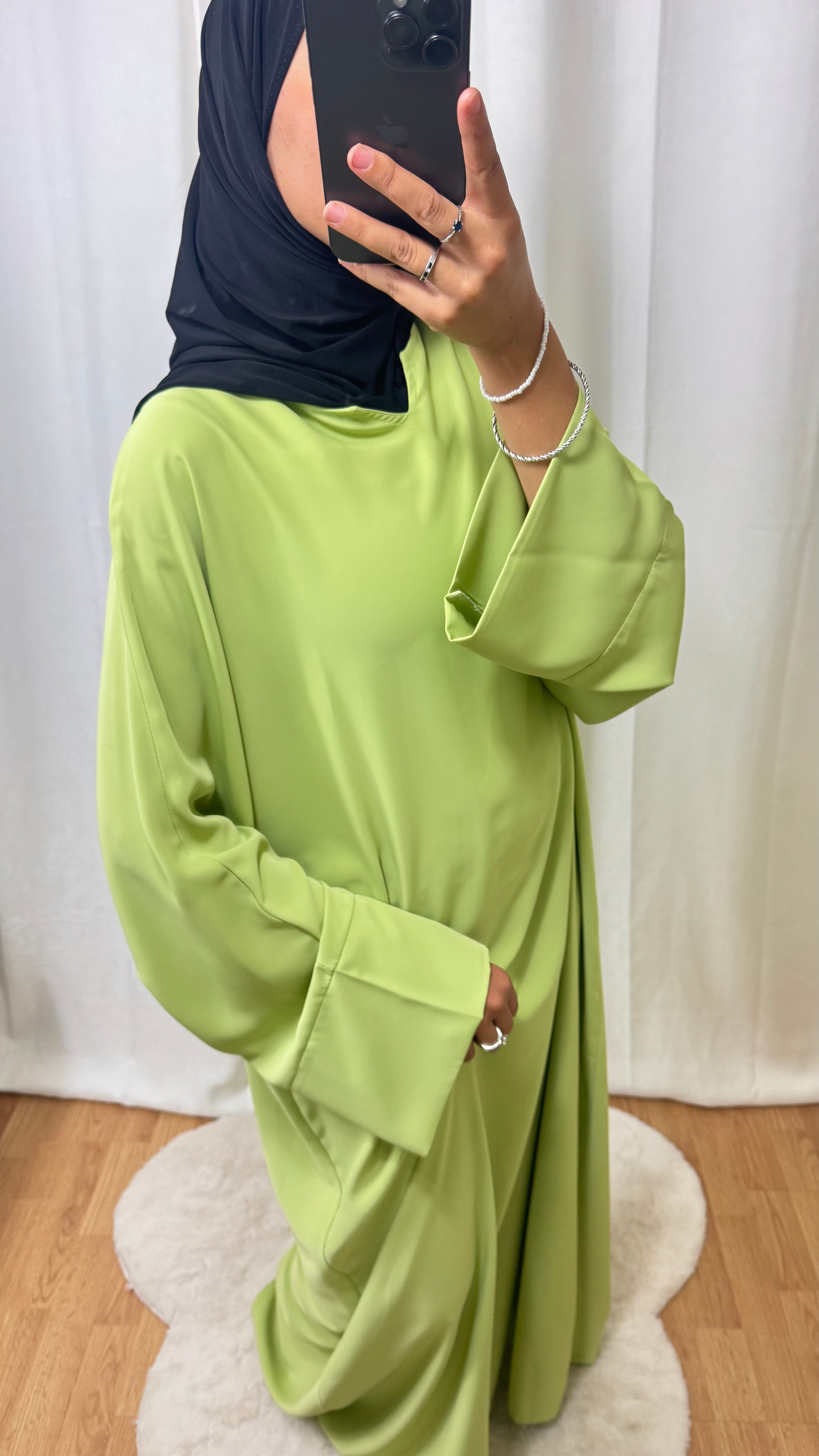 ABAYA AMBREEN - PISTACHE PÂLE