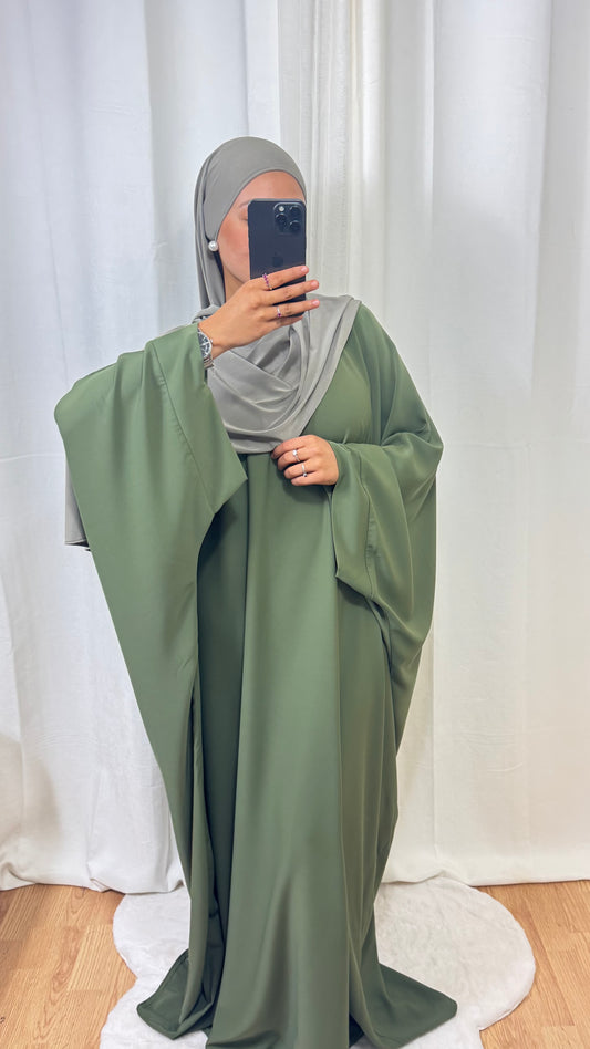ABAYA SAOUDIENNE ELEGANCE - KAKI
