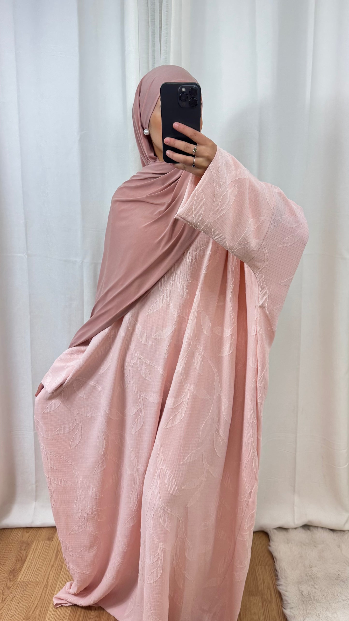 ABAYA FLORA - ROSE