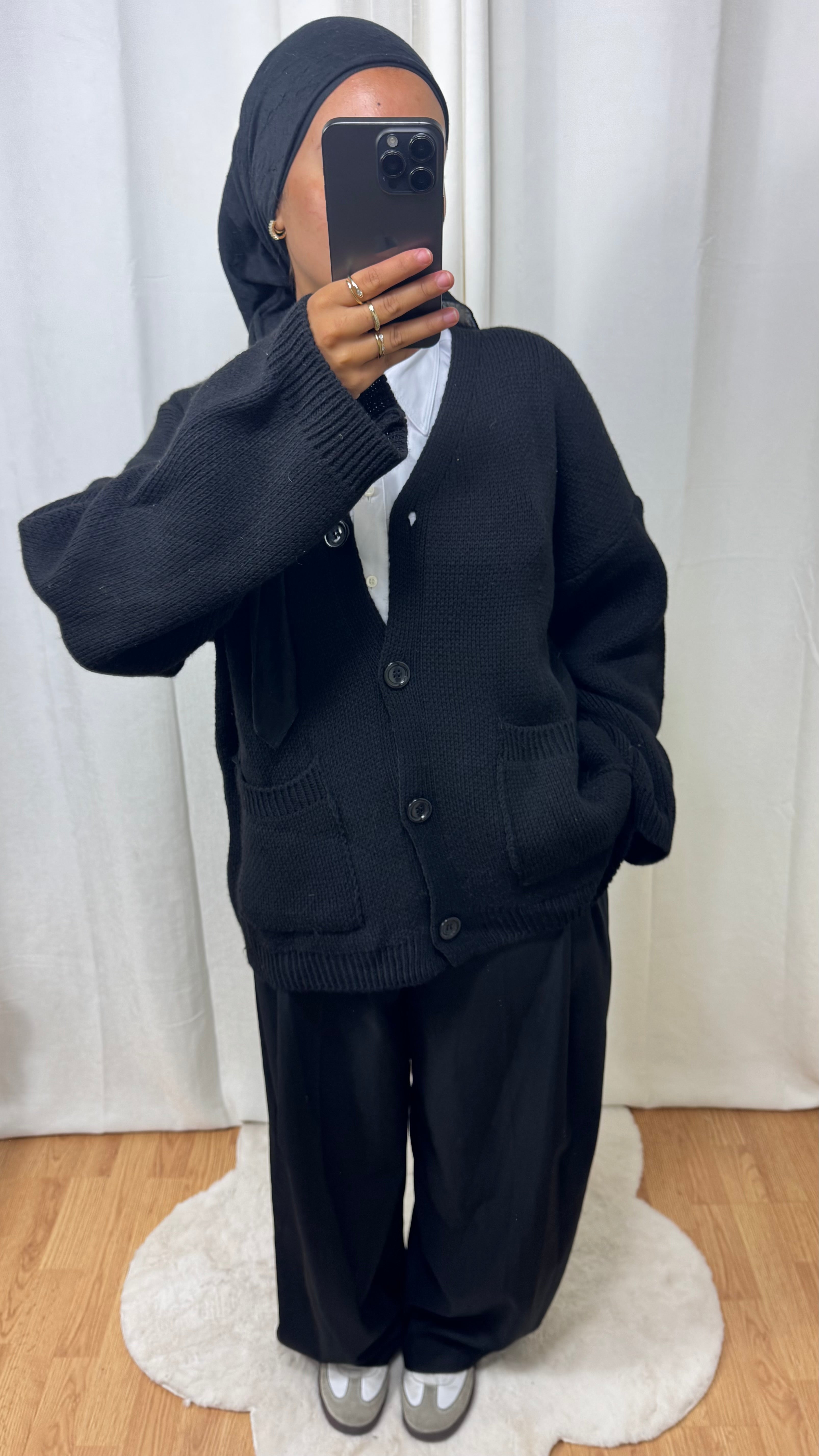 CARDIGAN TANINA - NOIR