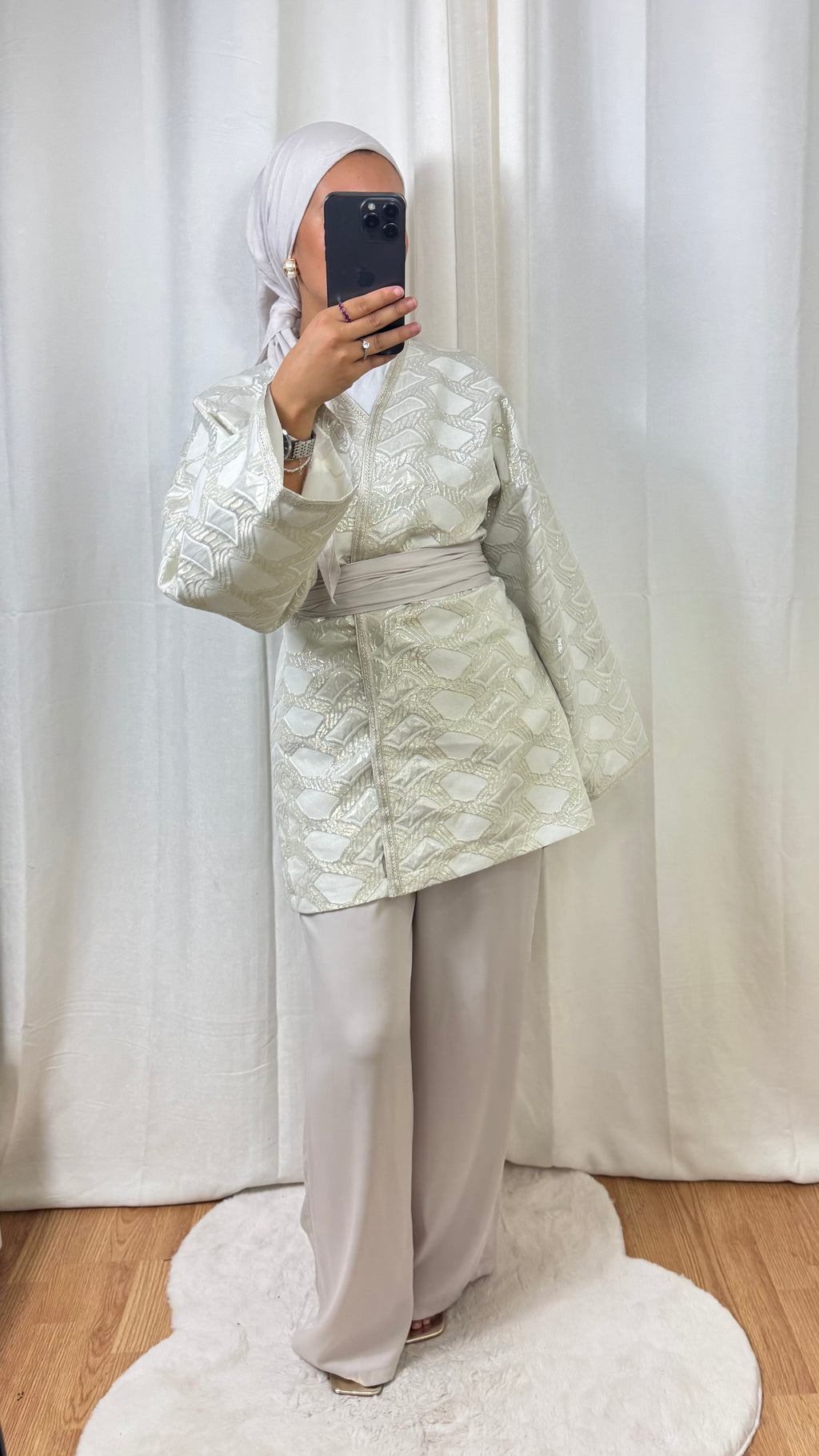 ENSEMBLE MALAK 4 PIÈCES - BEIGE