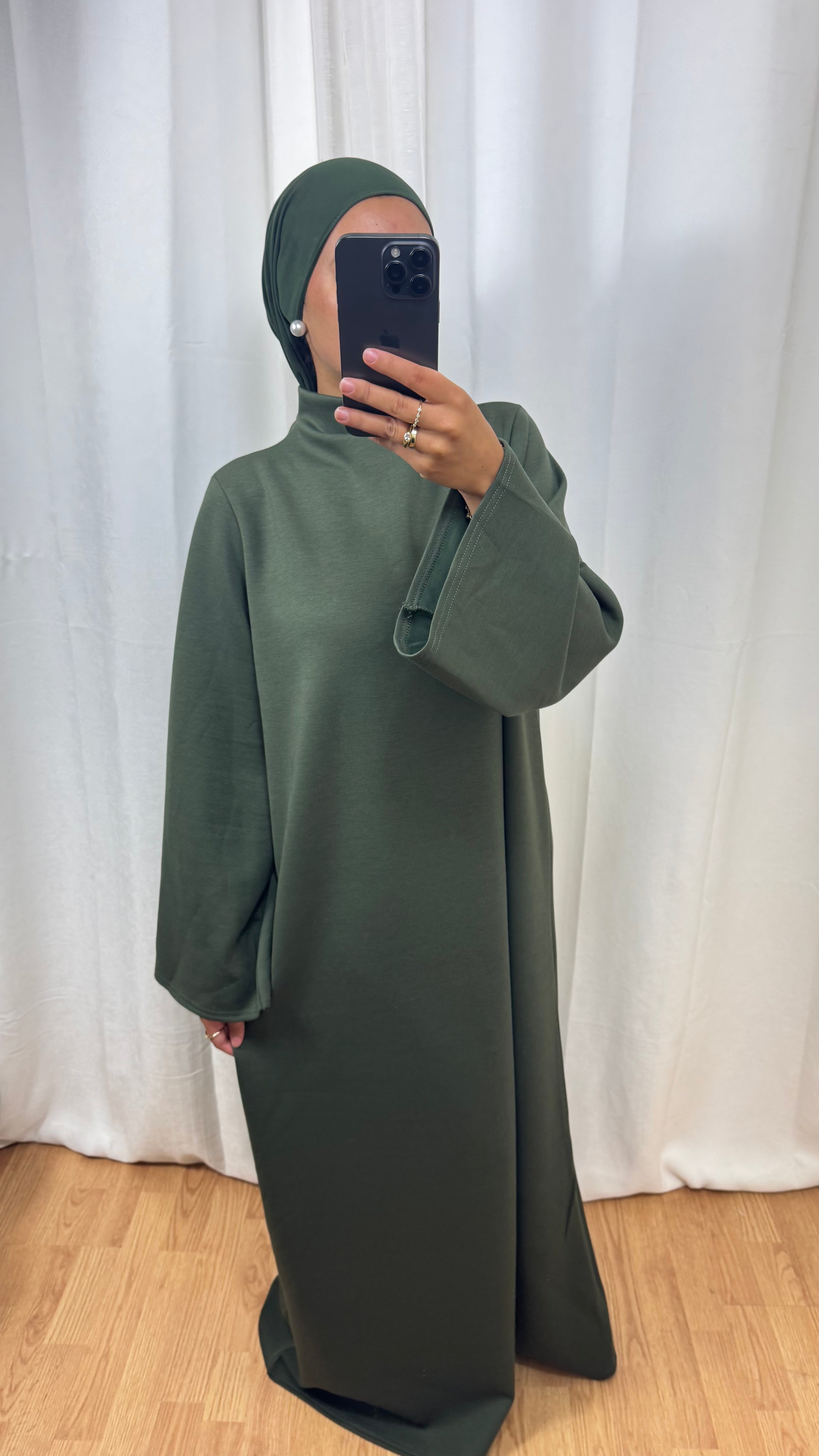 ABAYA HIVER -KAKI