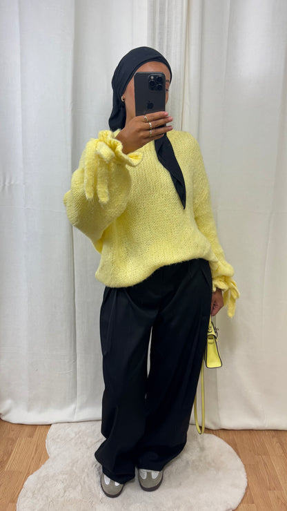 PULL LANA - JAUNE PÂLE