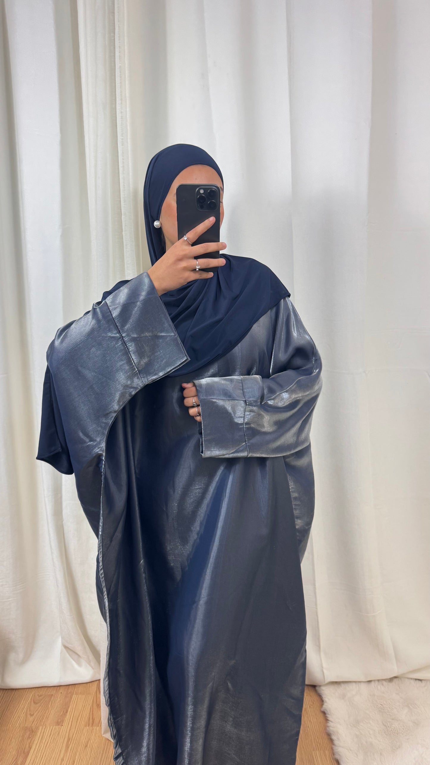 ABAYA KHALEEDJI - BLEU MARINE