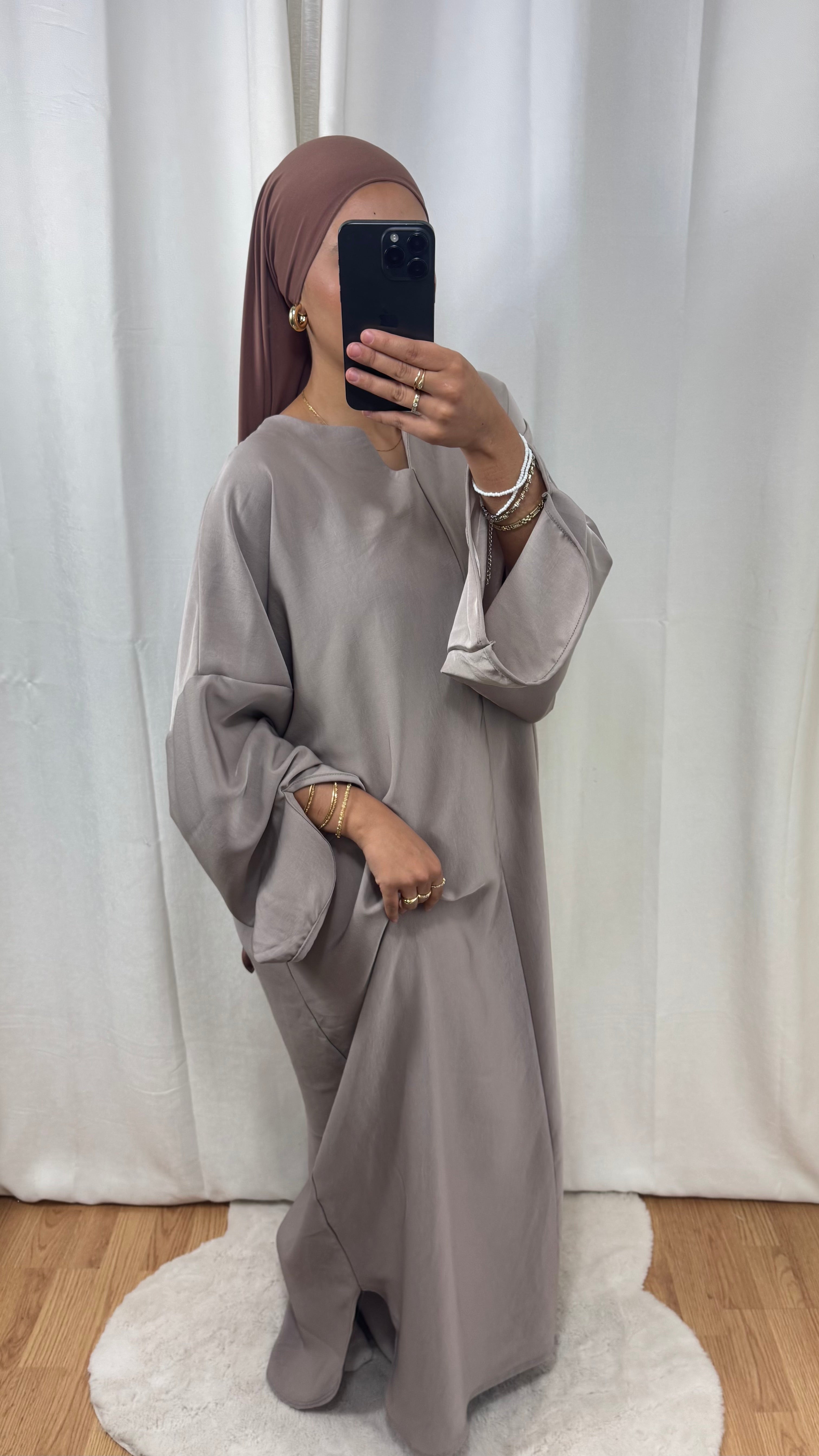 ABAYA DISTINGUÉE - TAUPE