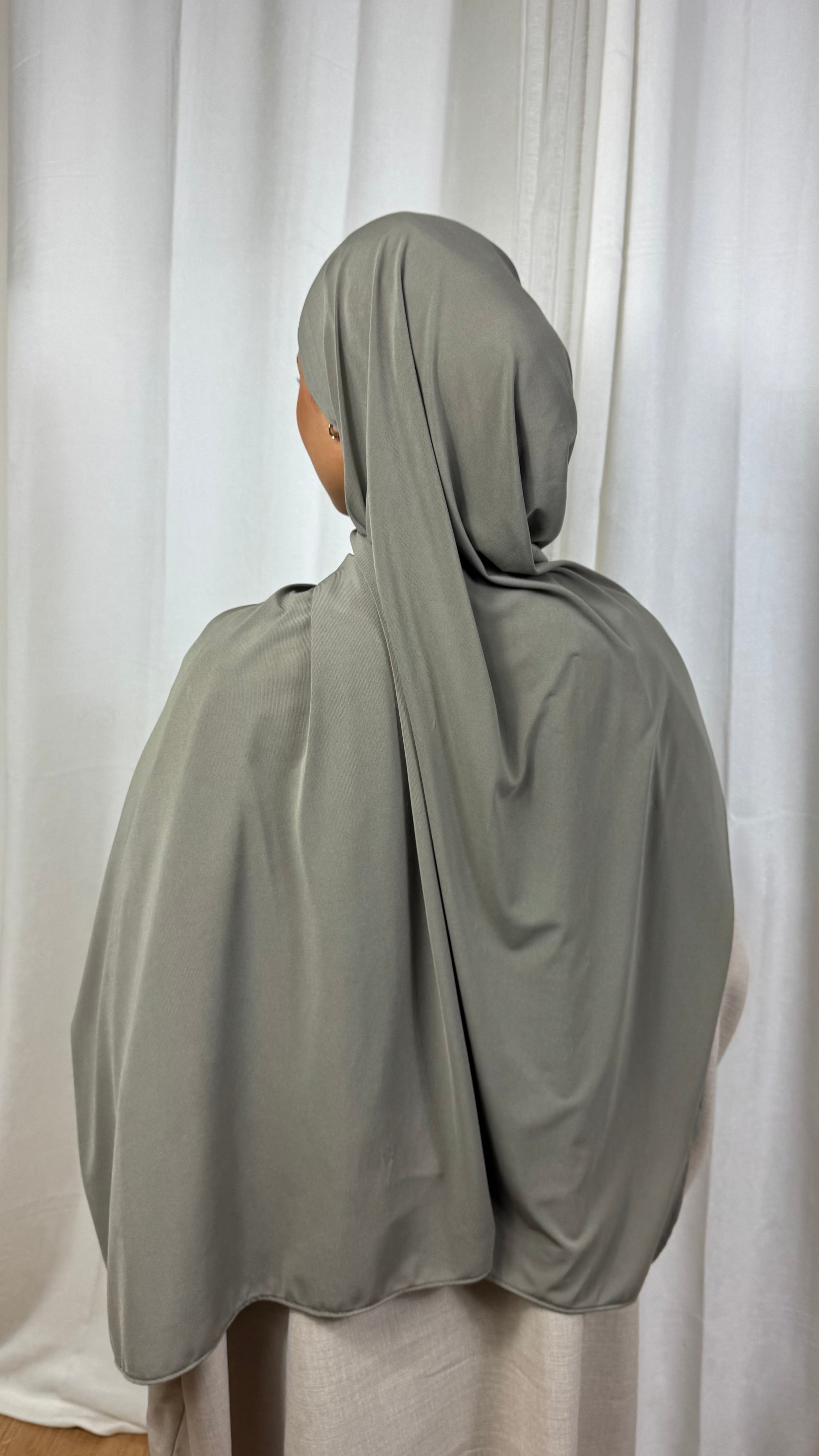 HIJAB JERSEY PREMIUM - KAKI CLAIR