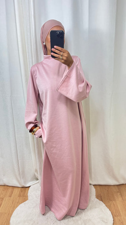 ABAYA HIVER - ROSE
