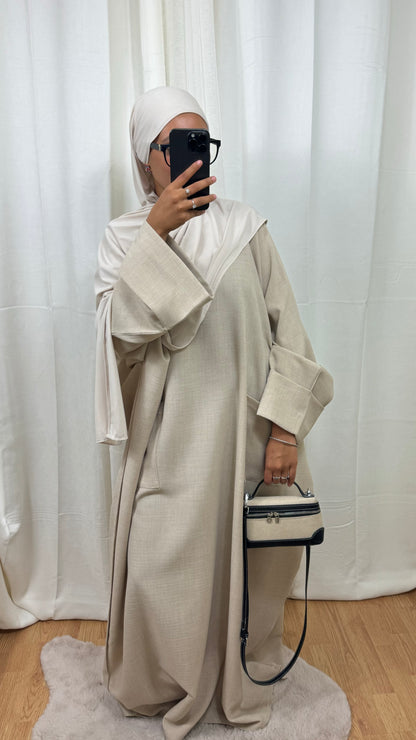 ABAYA AMBRE - BEIGE