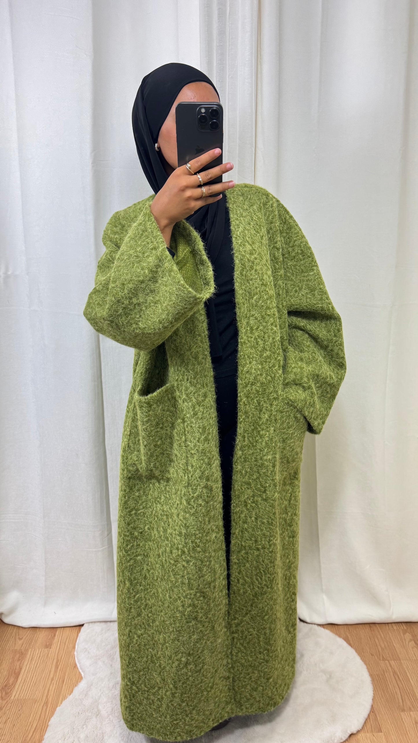 MANTEAU ANNAËL - OLIVE