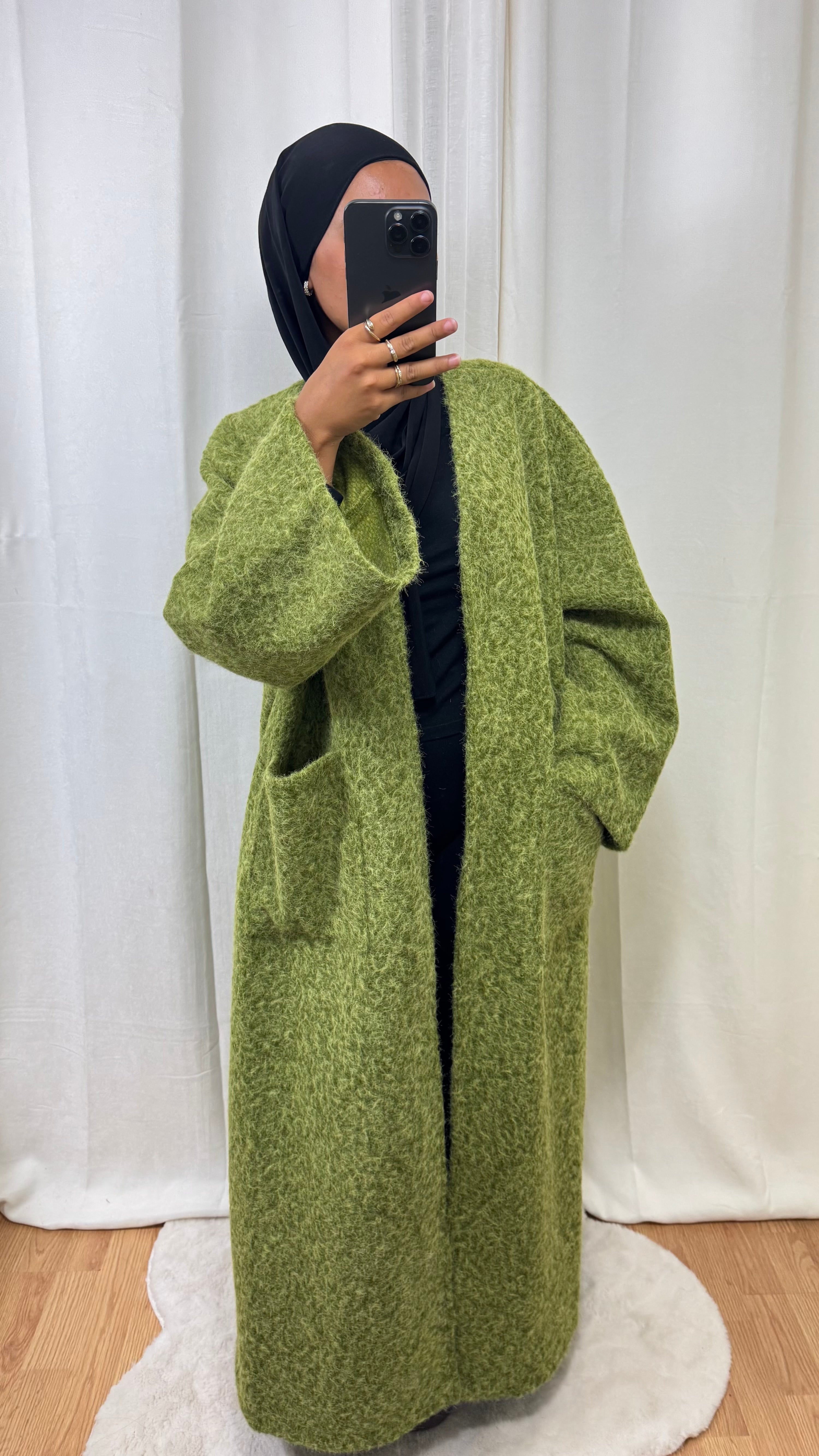 MANTEAU ANNAËL - OLIVE