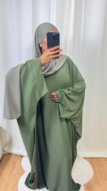 ABAYA SAOUDIENNE ELEGANCE - KAKI