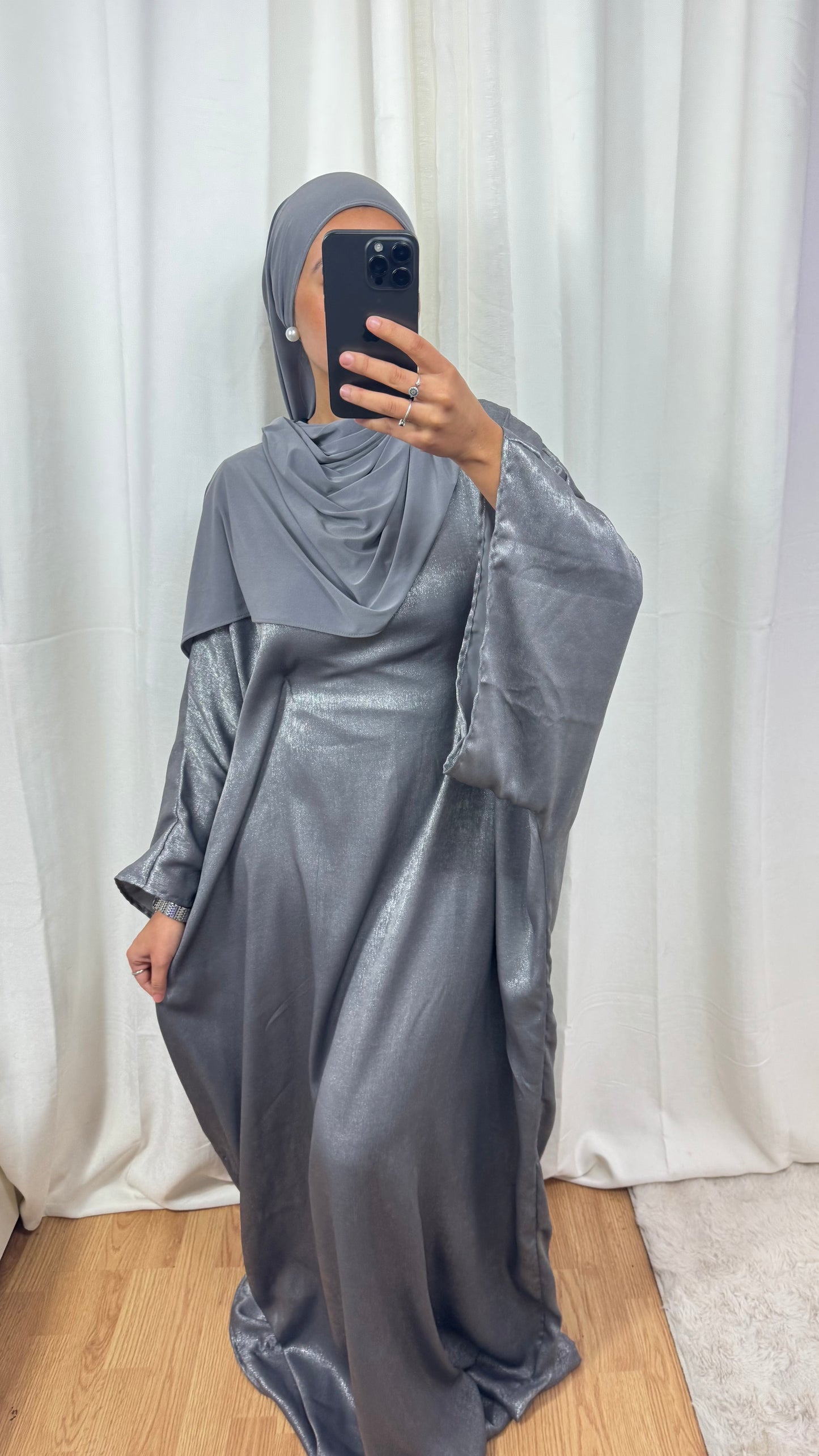 ROBE NOUR - GRIS