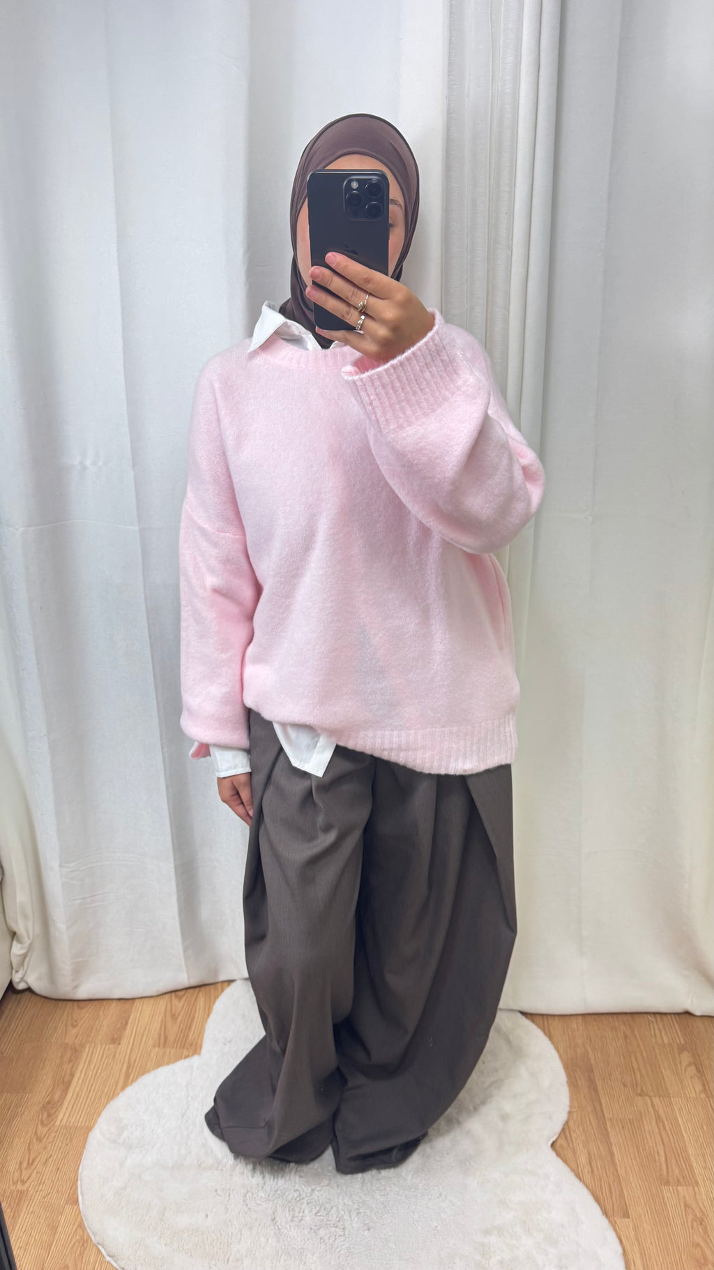 PULL CACHEMIRE - ROSE