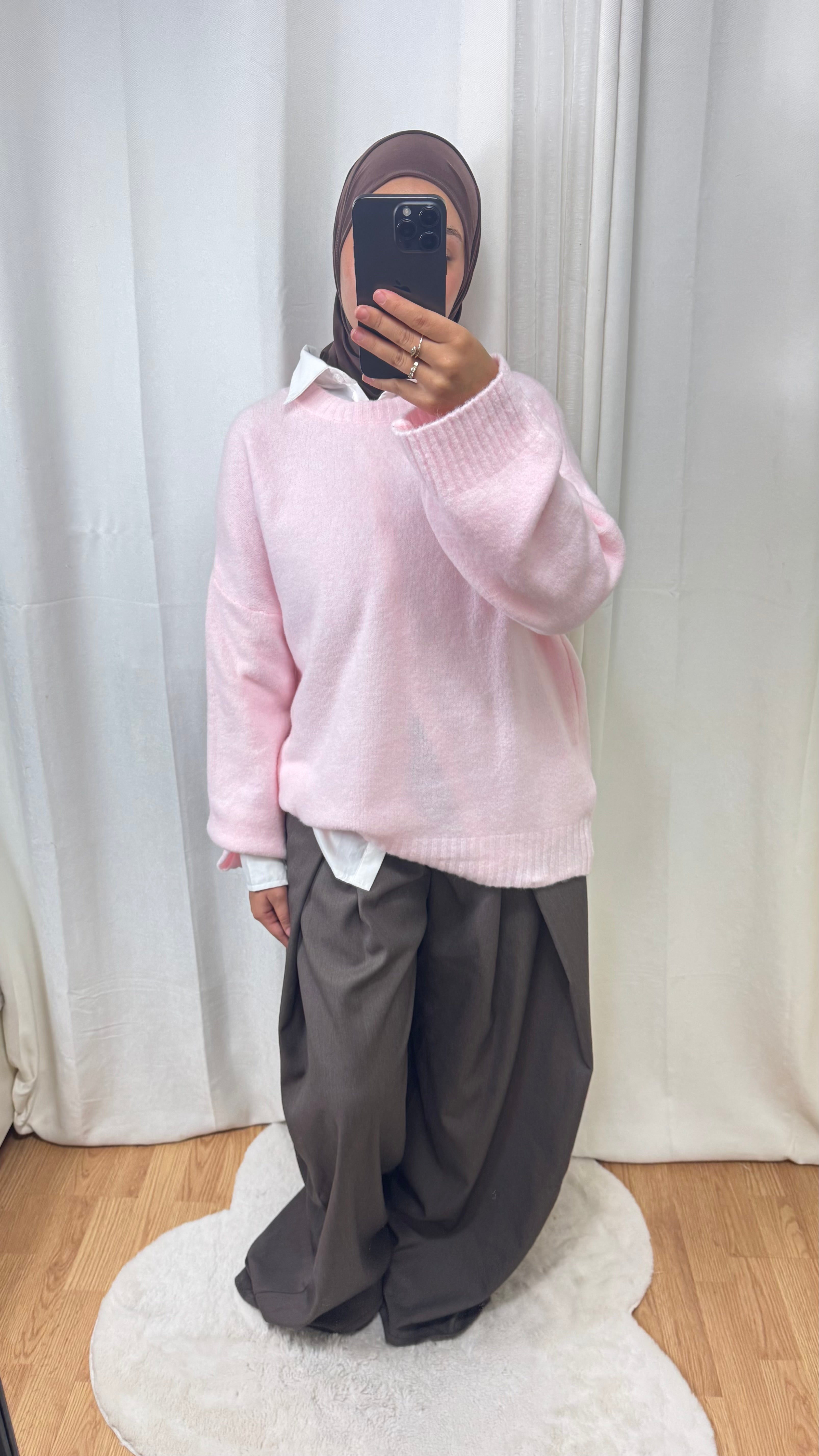 PULL CACHEMIRE - ROSE