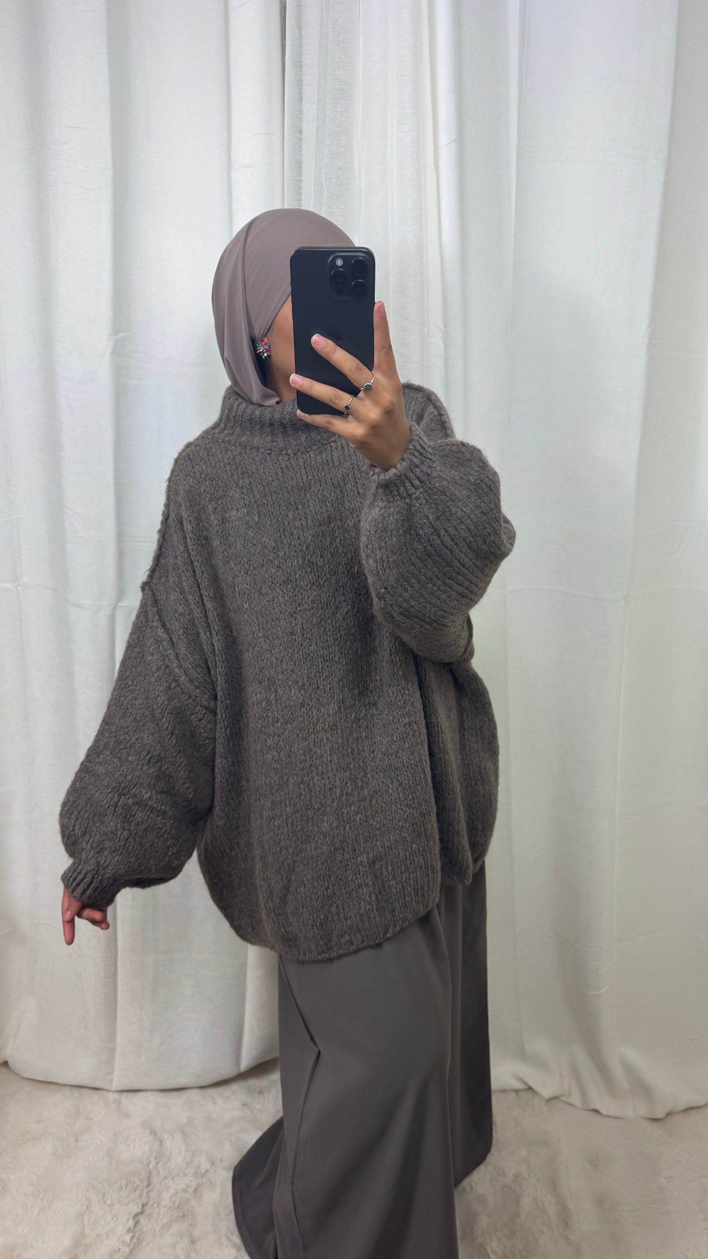 PULL LOLA - TAUPE