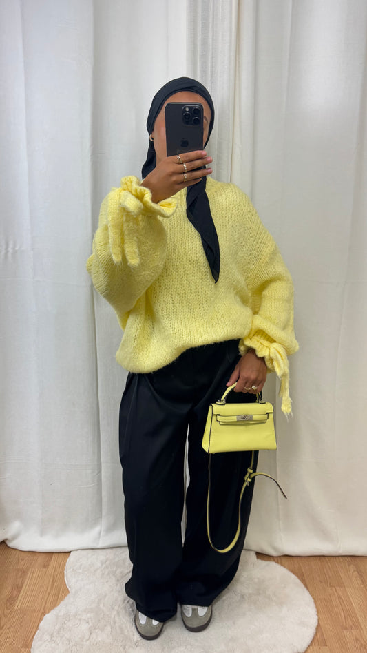 PULL LANA - JAUNE PÂLE