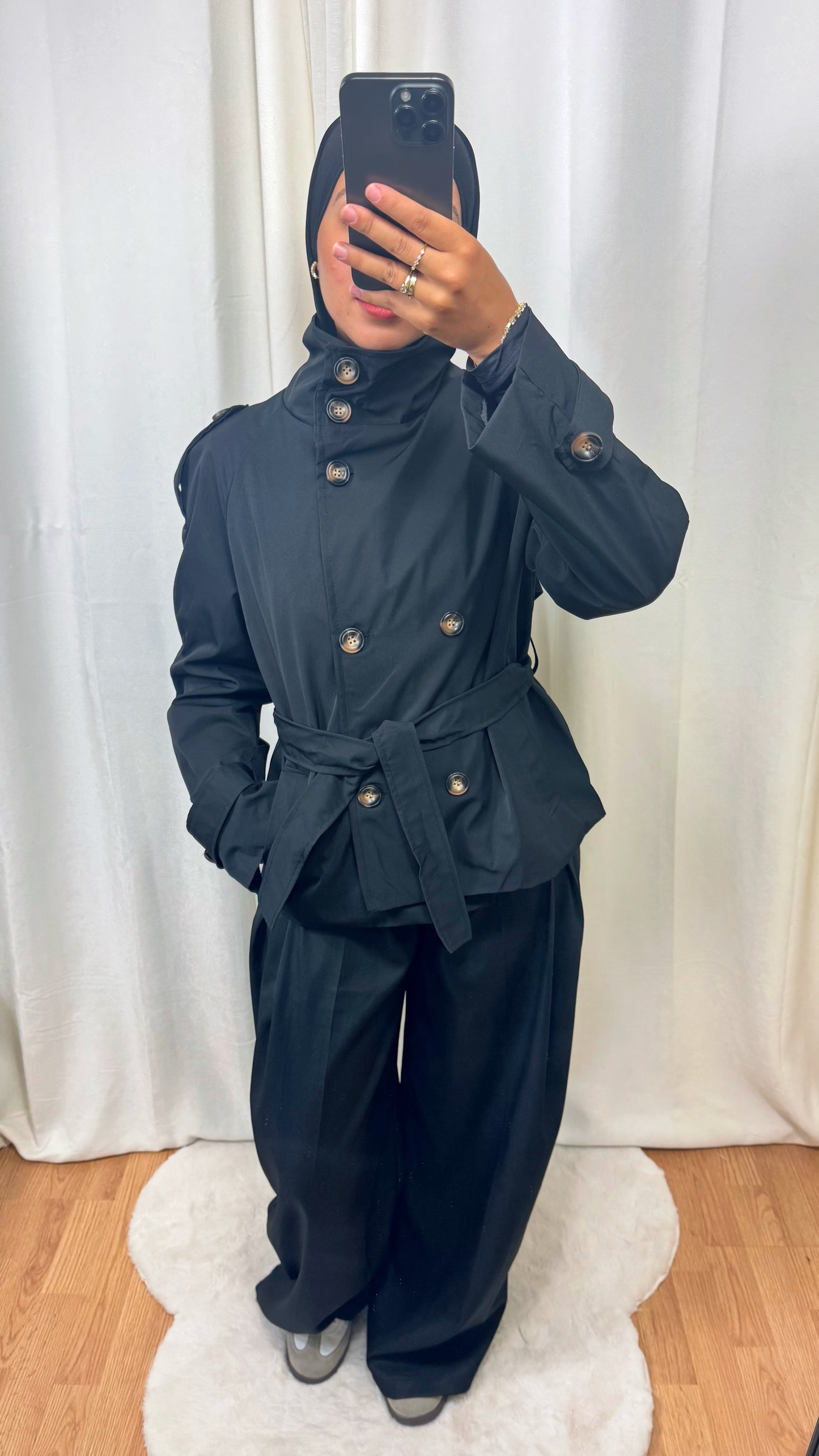 TRENCH COURT - NOIR