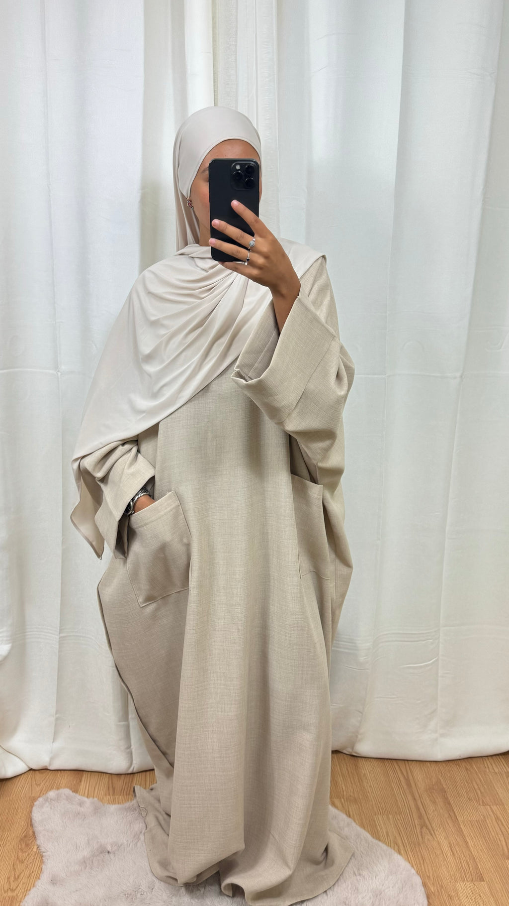 HIJAB JERSEY PREMIUM - BEIGE