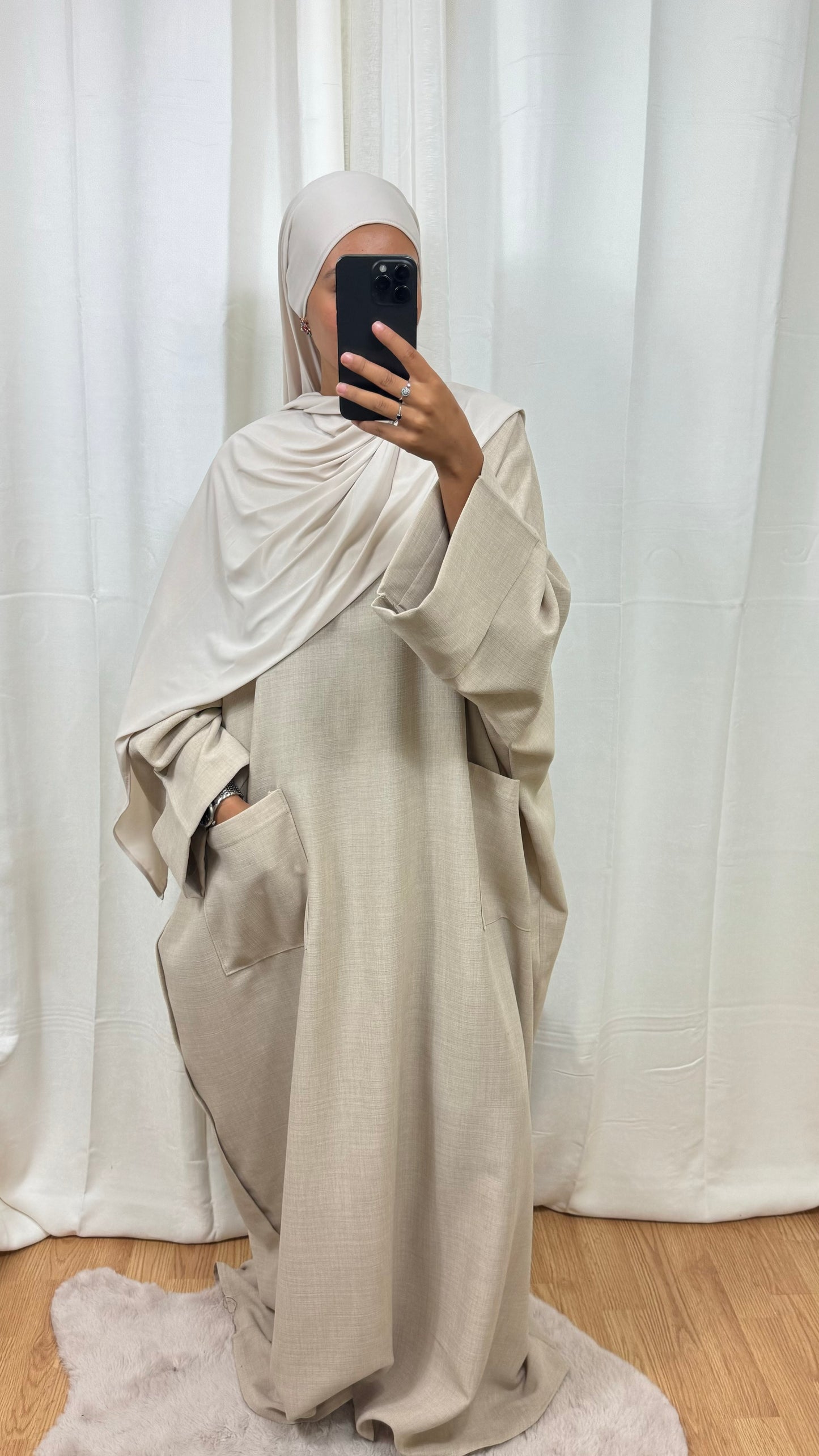 HIJAB JERSEY PREMIUM - BEIGE