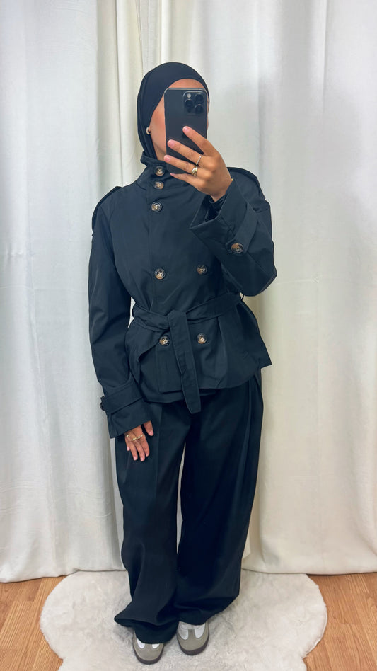 TRENCH COURT - NOIR