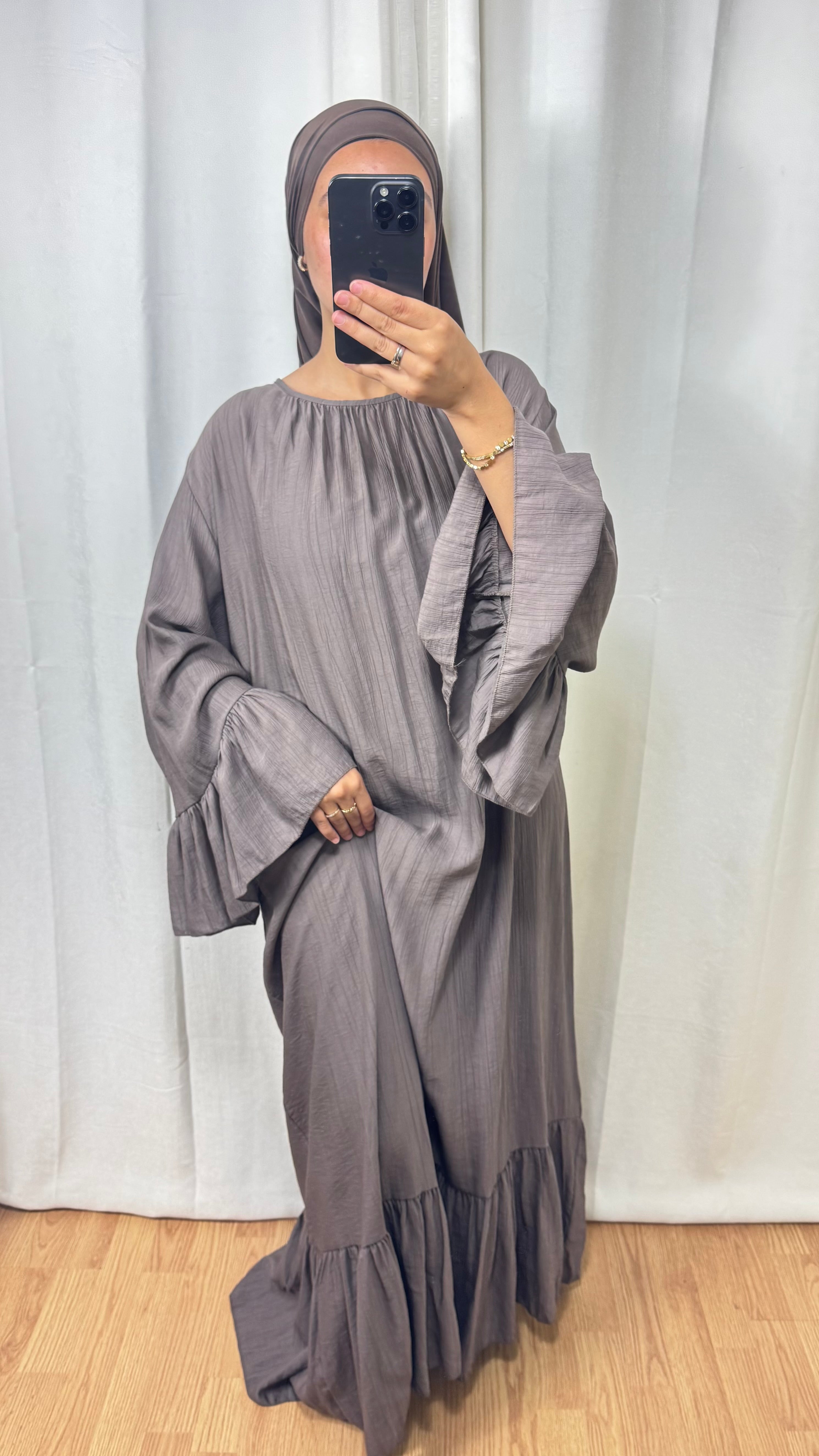 ROBE SARAH - TAUPE