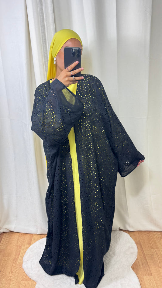 KIMONO CRÉATION ZAHRA - NOIR