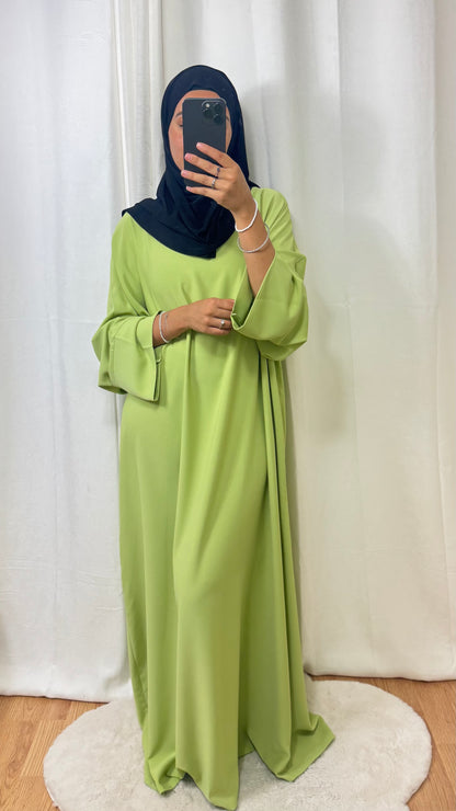 ABAYA AMBREEN - PISTACHE PÂLE