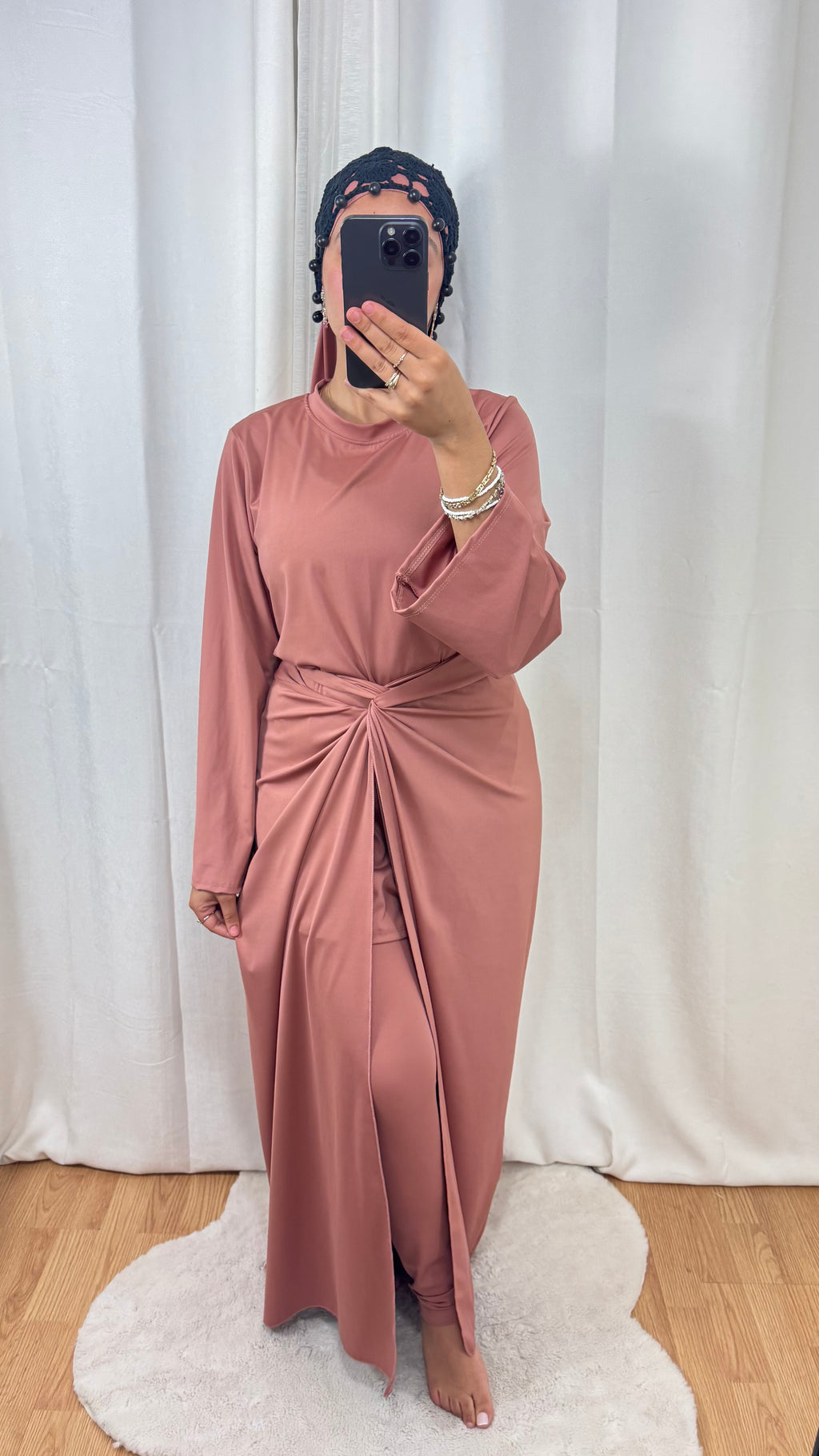 BURKINI 4 PIÈCES JUPE À NOUER