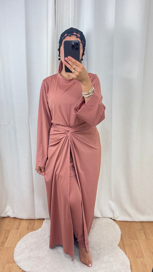 BURKINI 4 PIÈCES JUPE À NOUER