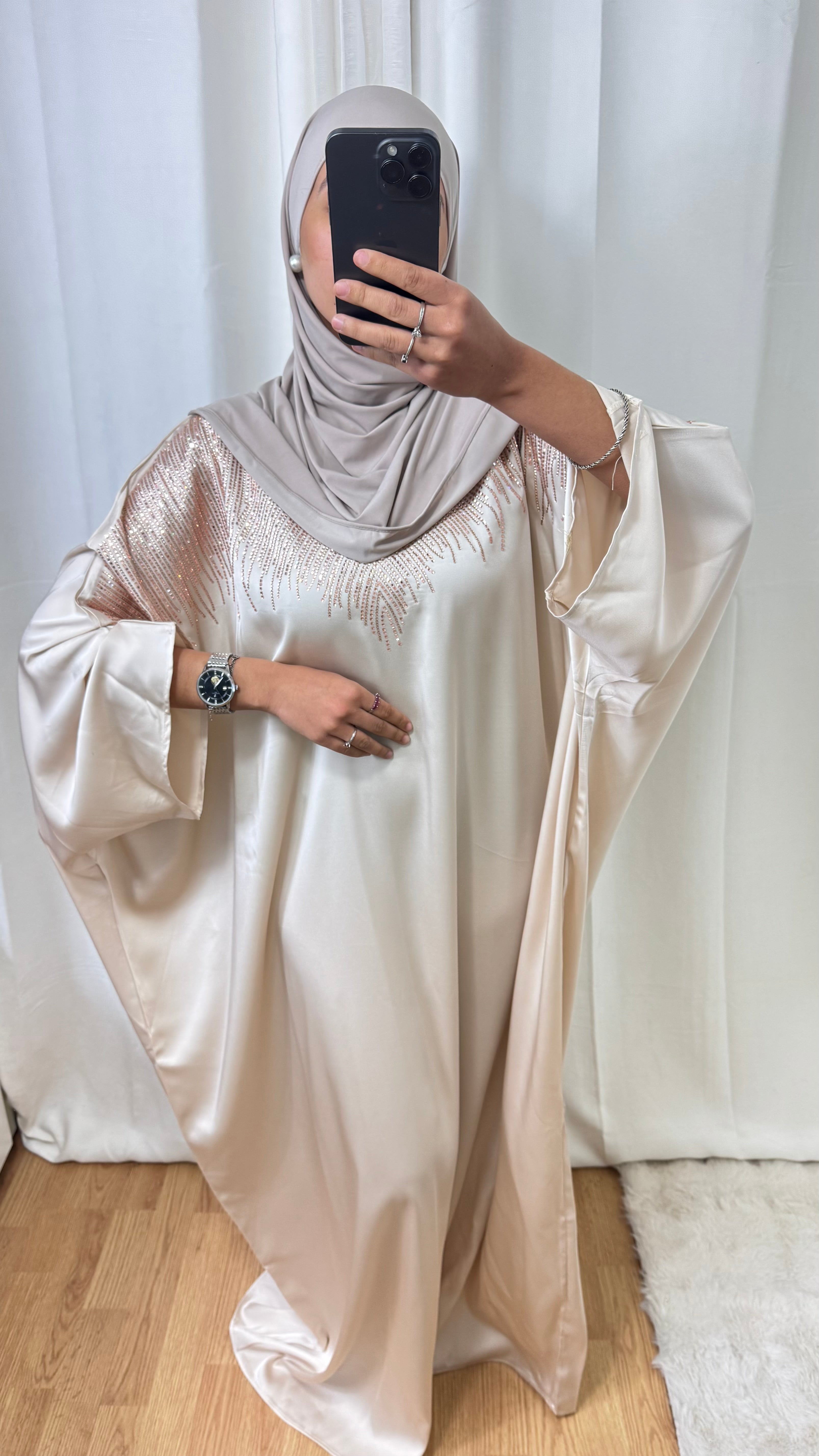ABAYA PERLA - BEIGE