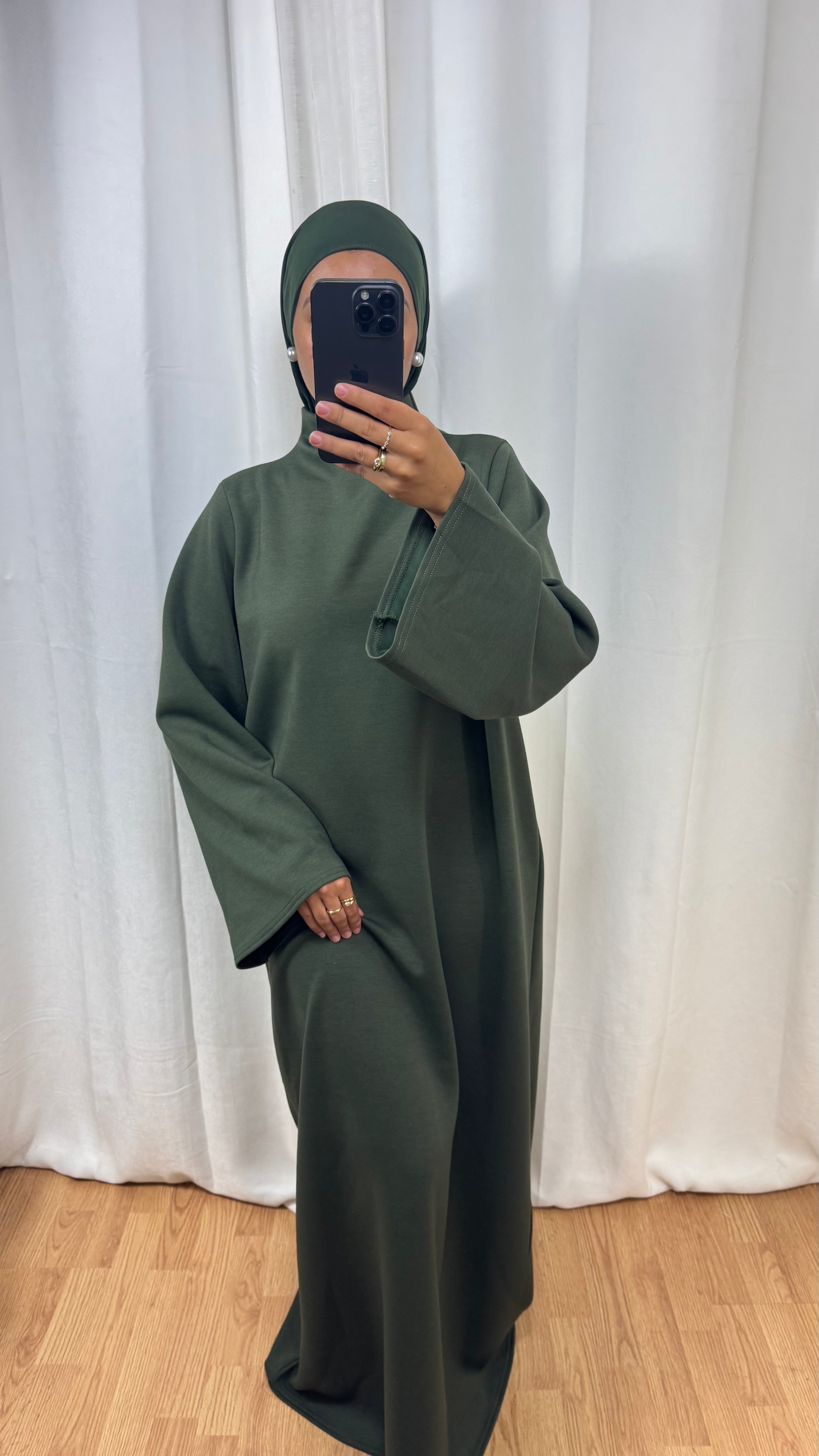 ABAYA HIVER -KAKI